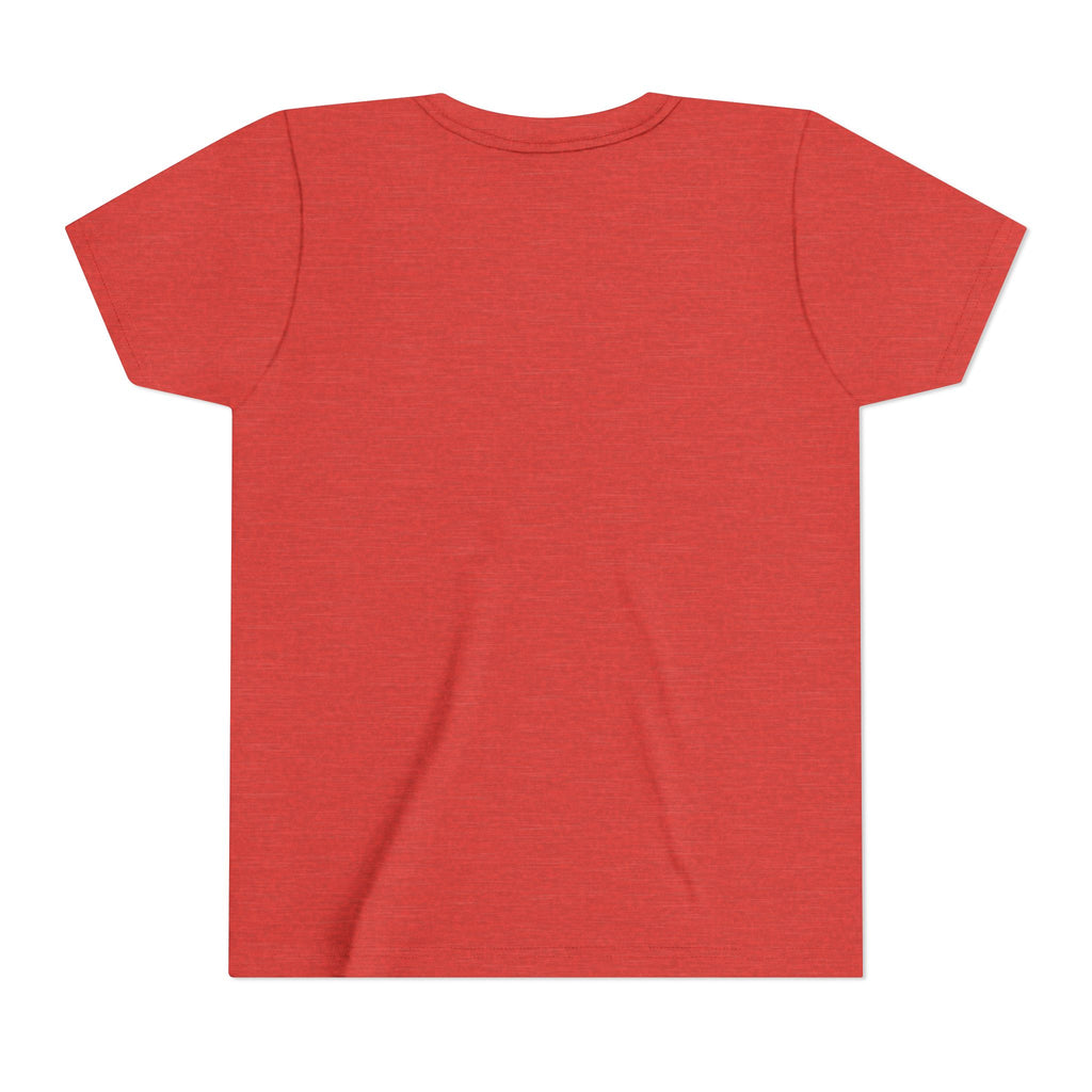 Cozy Christmas Youth Tee, Holiday Gift for Kids, Festive Short Sleeve Shirt, Winter Wear, Family Photos, Christmas Apparel