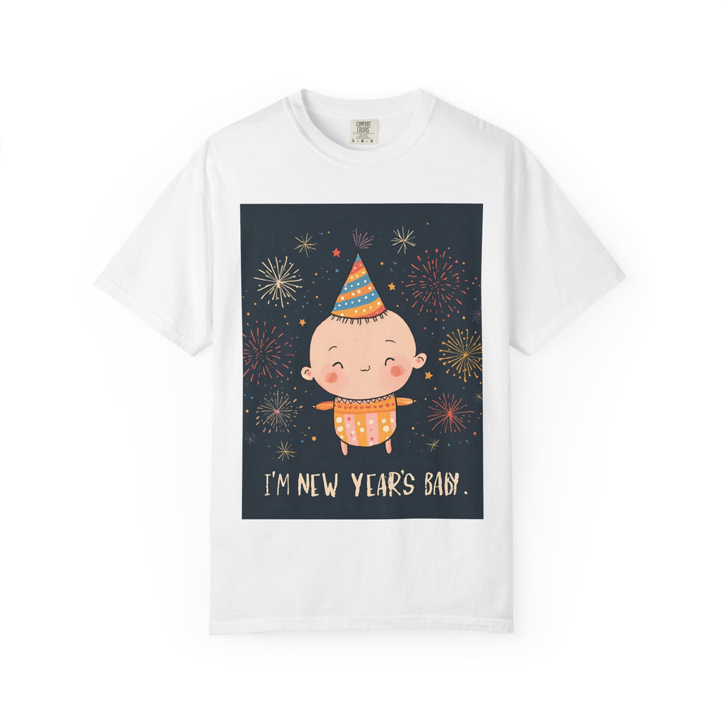 New Year's Baby T-Shirt, Unisex Celebration Tee, Funny New Year Party Shirt, Cute Baby Gift, Holiday Humor Apparel