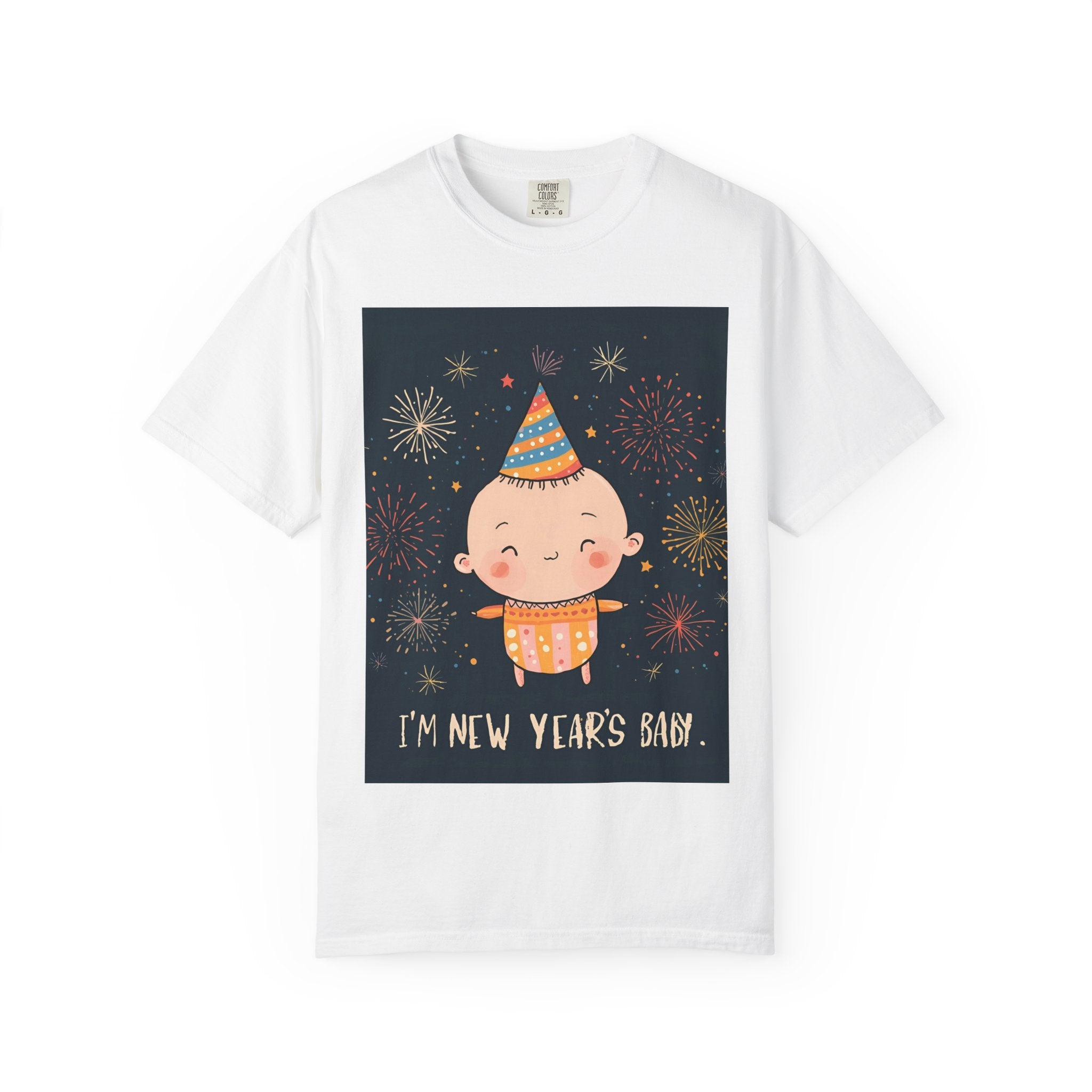 New Year's Baby T-Shirt, Unisex Celebration Tee, Funny New Year Party Shirt, Cute Baby Gift, Holiday Humor Apparel