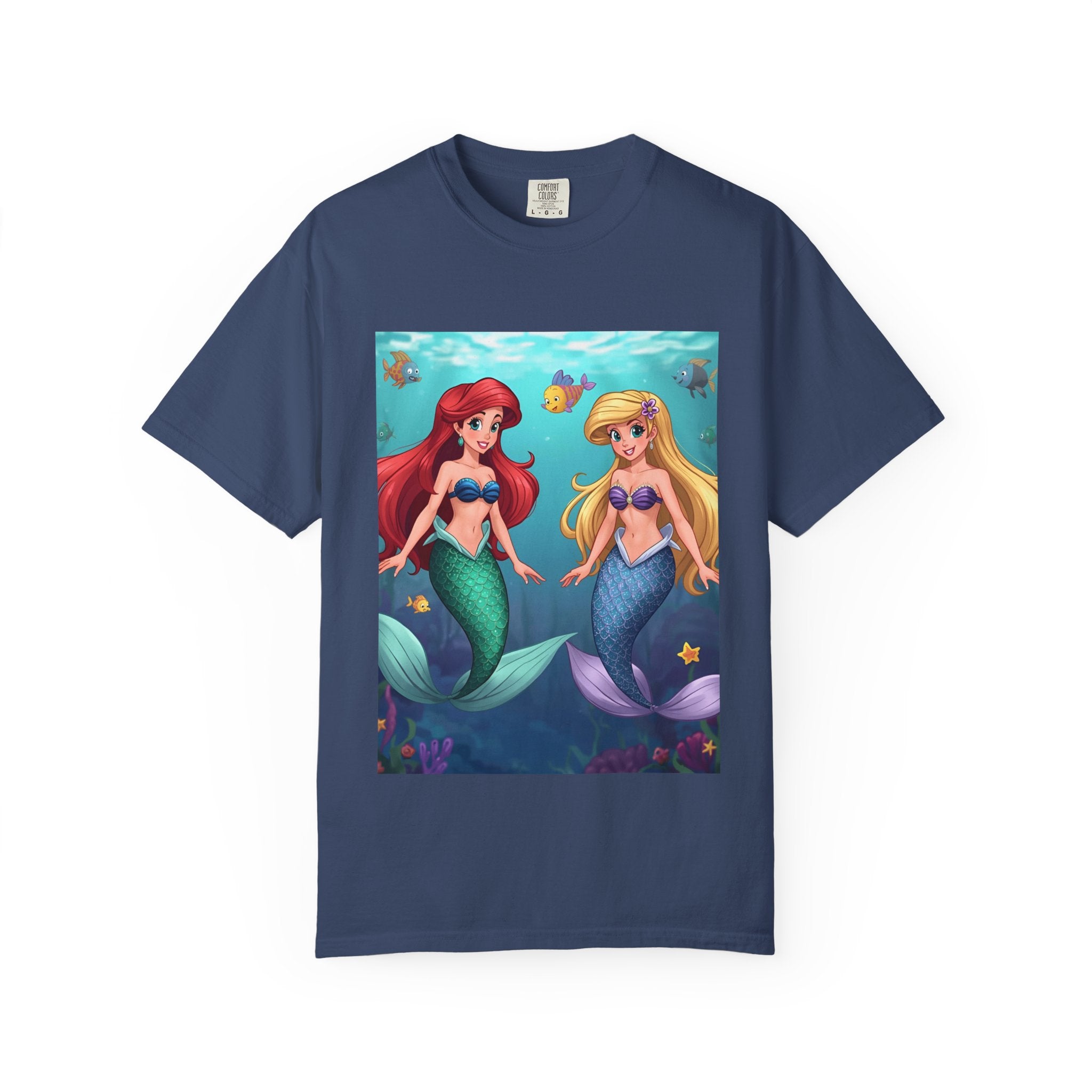 Mermaid Unisex Garment-Dyed T-shirt
