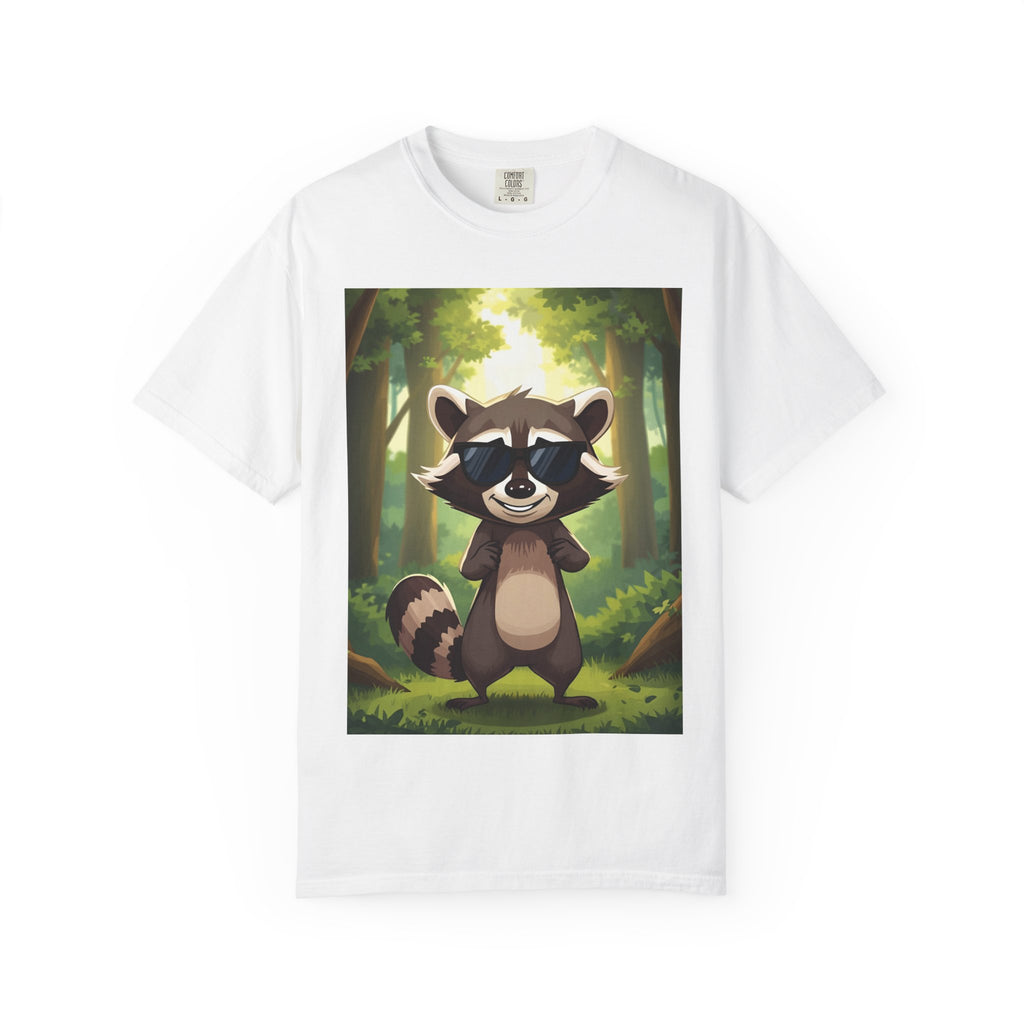 Whimsical Raccoon T-Shirt, Fun Nature Tee, Unisex Forest Shirt, Gift for Animal Lovers, Cute Wildlife Apparel