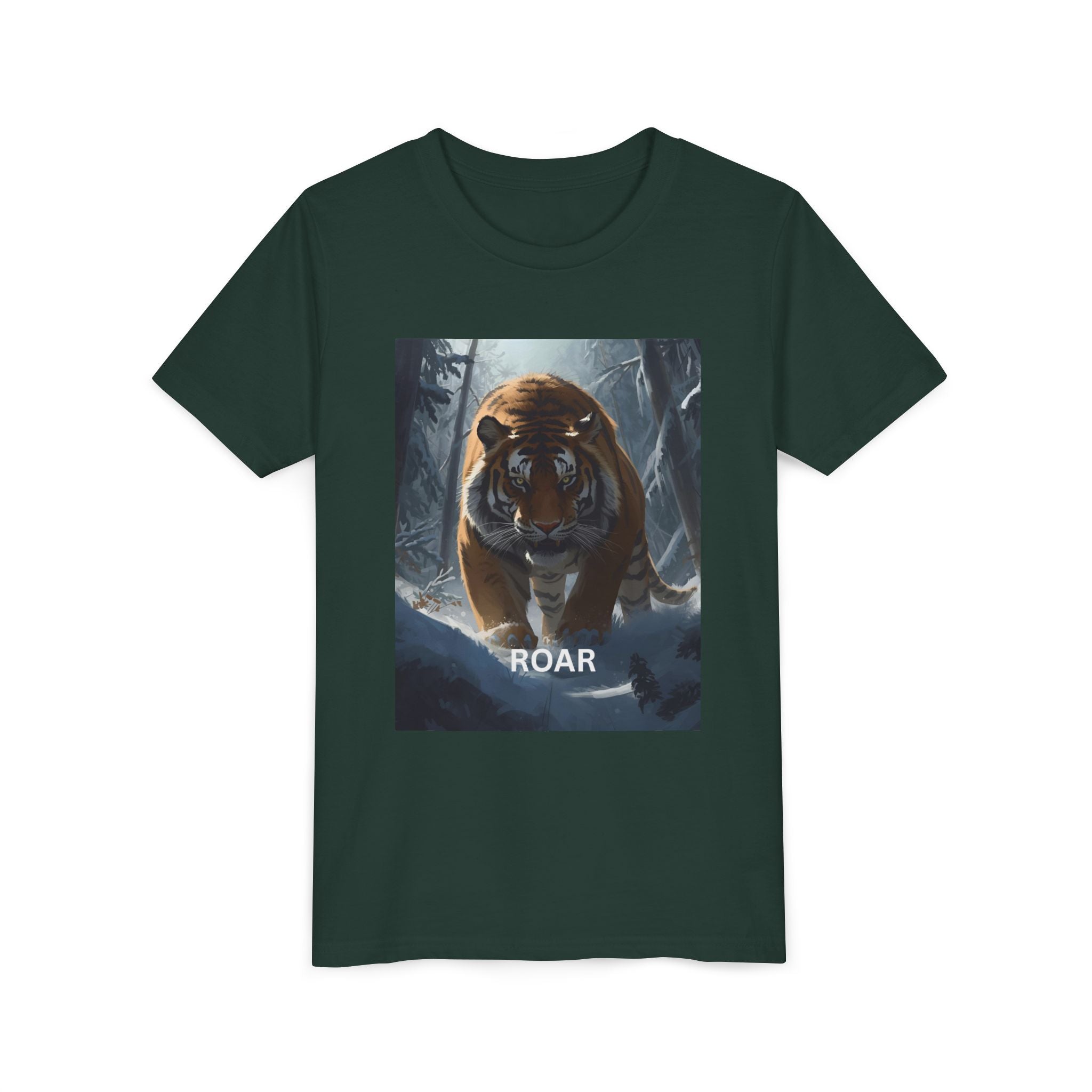 Tiger Roar Snow Youth Short Sleeve Tee