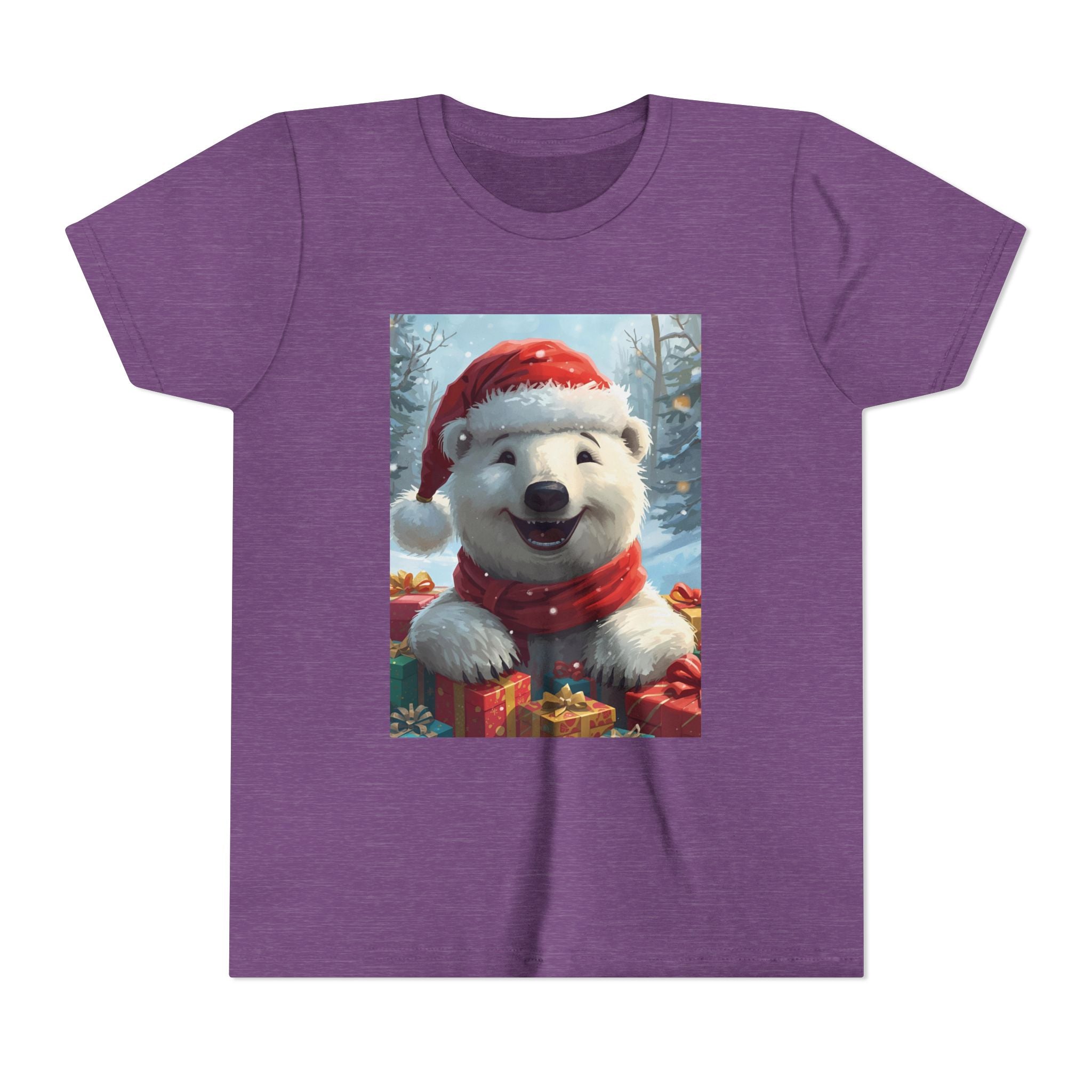 Christmas Bear Youth Short Sleeve Tee
