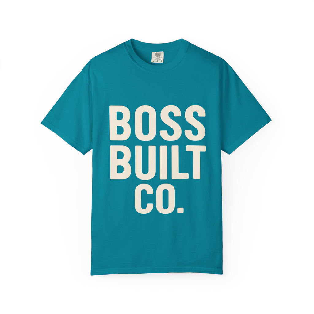 Boss Built Co. Graphic T-Shirt — Bold Logo Tee for Entrepreneurs & Makers