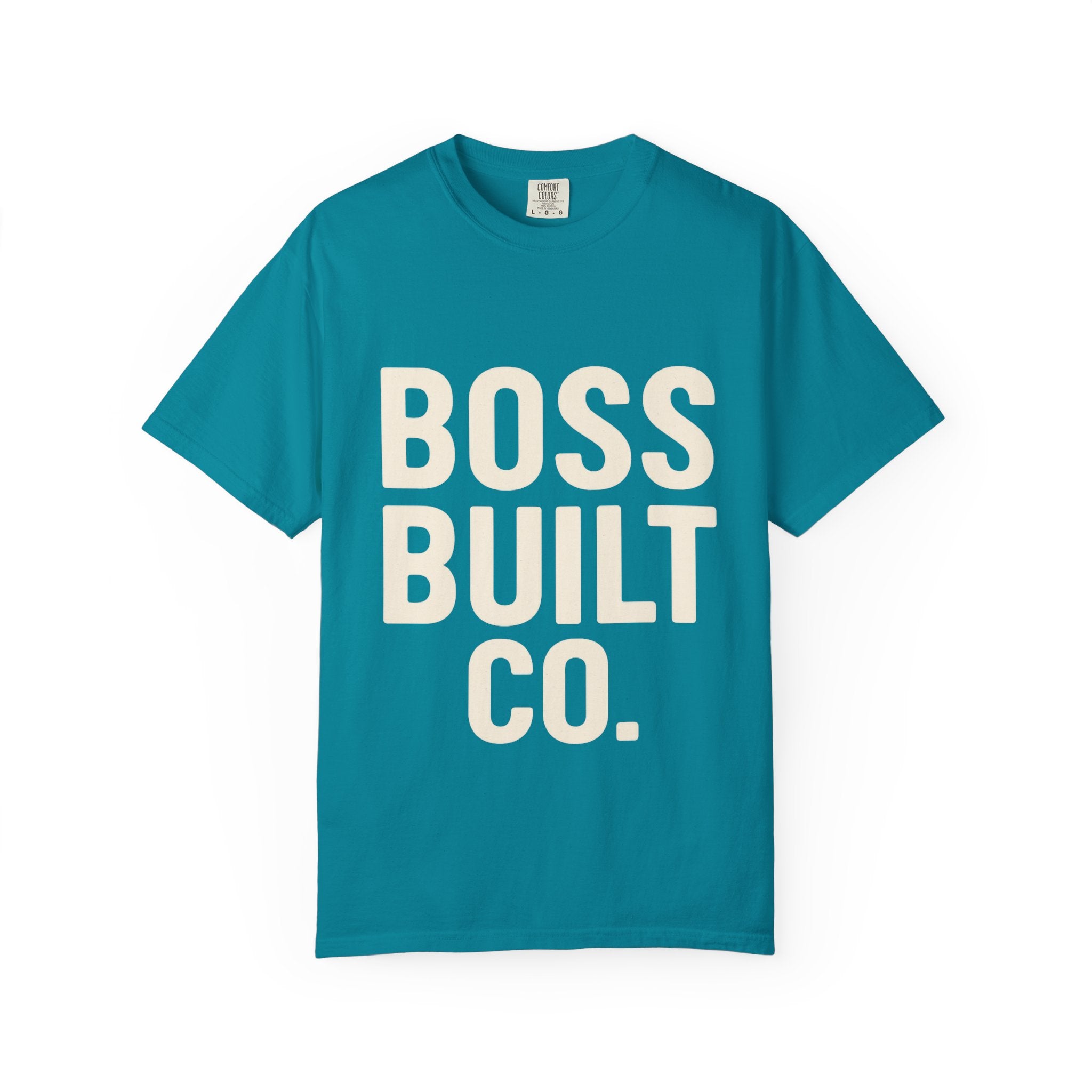 Boss Built Co. Graphic T-Shirt — Bold Logo Tee for Entrepreneurs & Makers