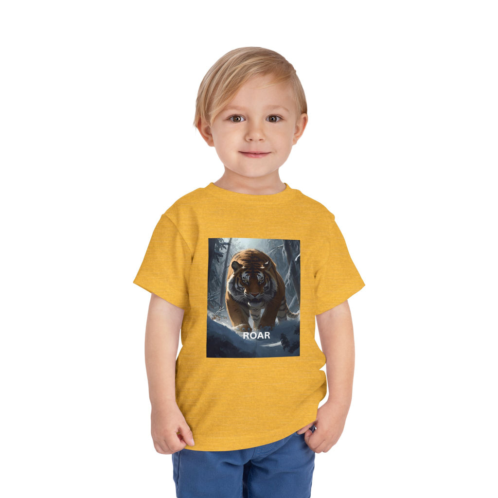 Tiger Roar Snow Toddler Short Sleeve Tee