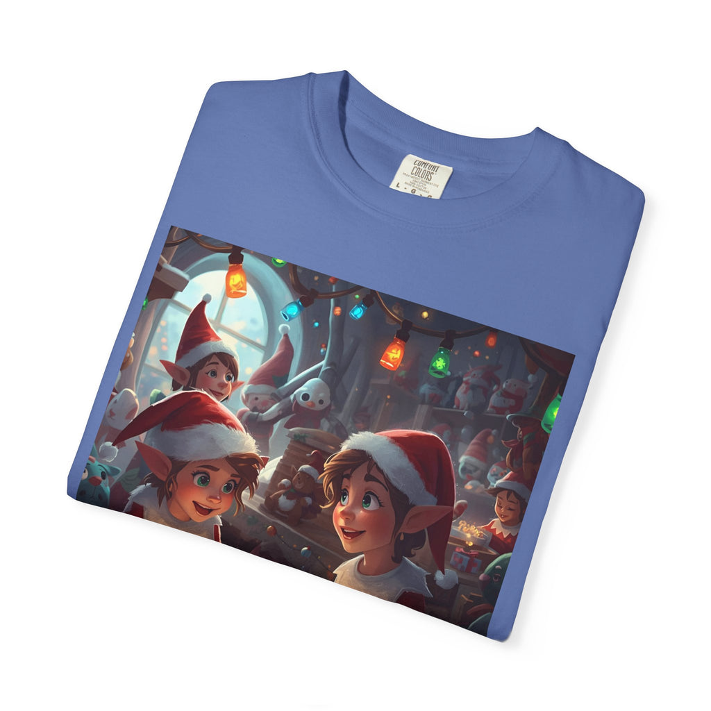 Christmas Elf T-shirt, Holiday Shirt, Unisex Tee, Festive Apparel, Gift for Her/Him, Family Matching Outfit