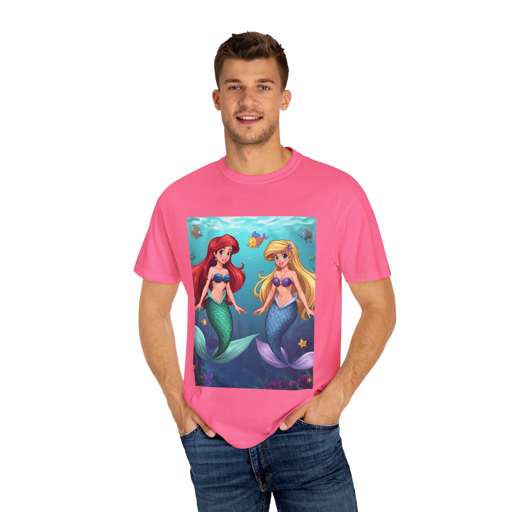 Mermaid Unisex Garment-Dyed T-shirt