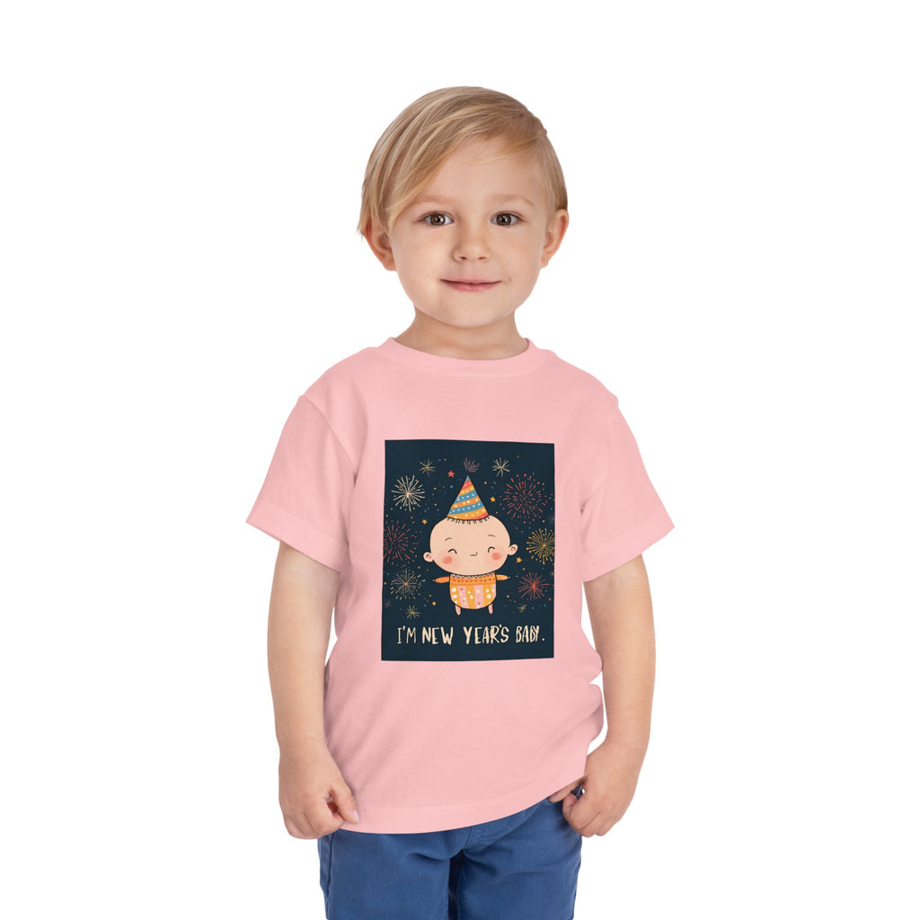 I Am A New Years Baby Toddler Short Sleeve Tee
