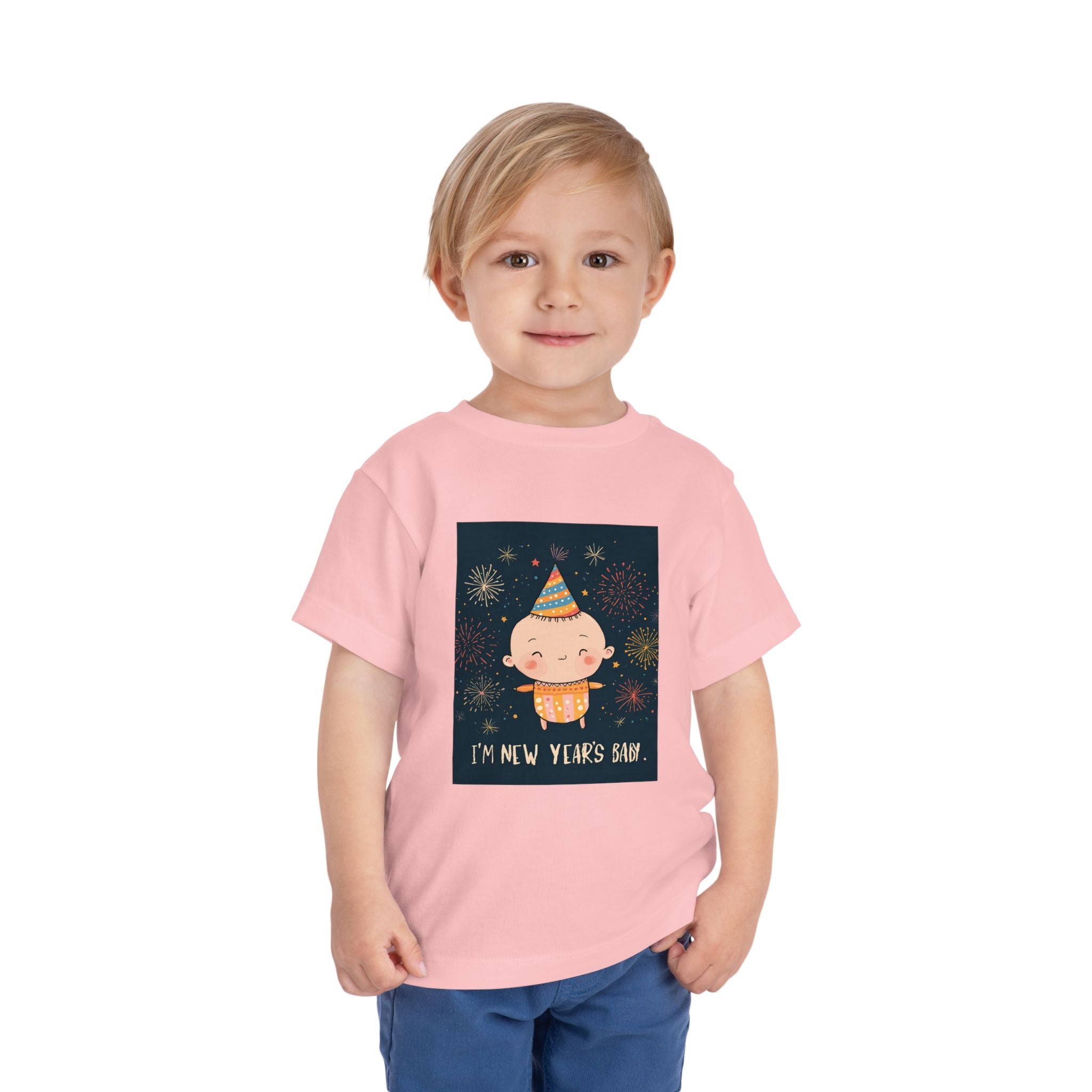 I Am A New Years Baby Toddler Short Sleeve Tee