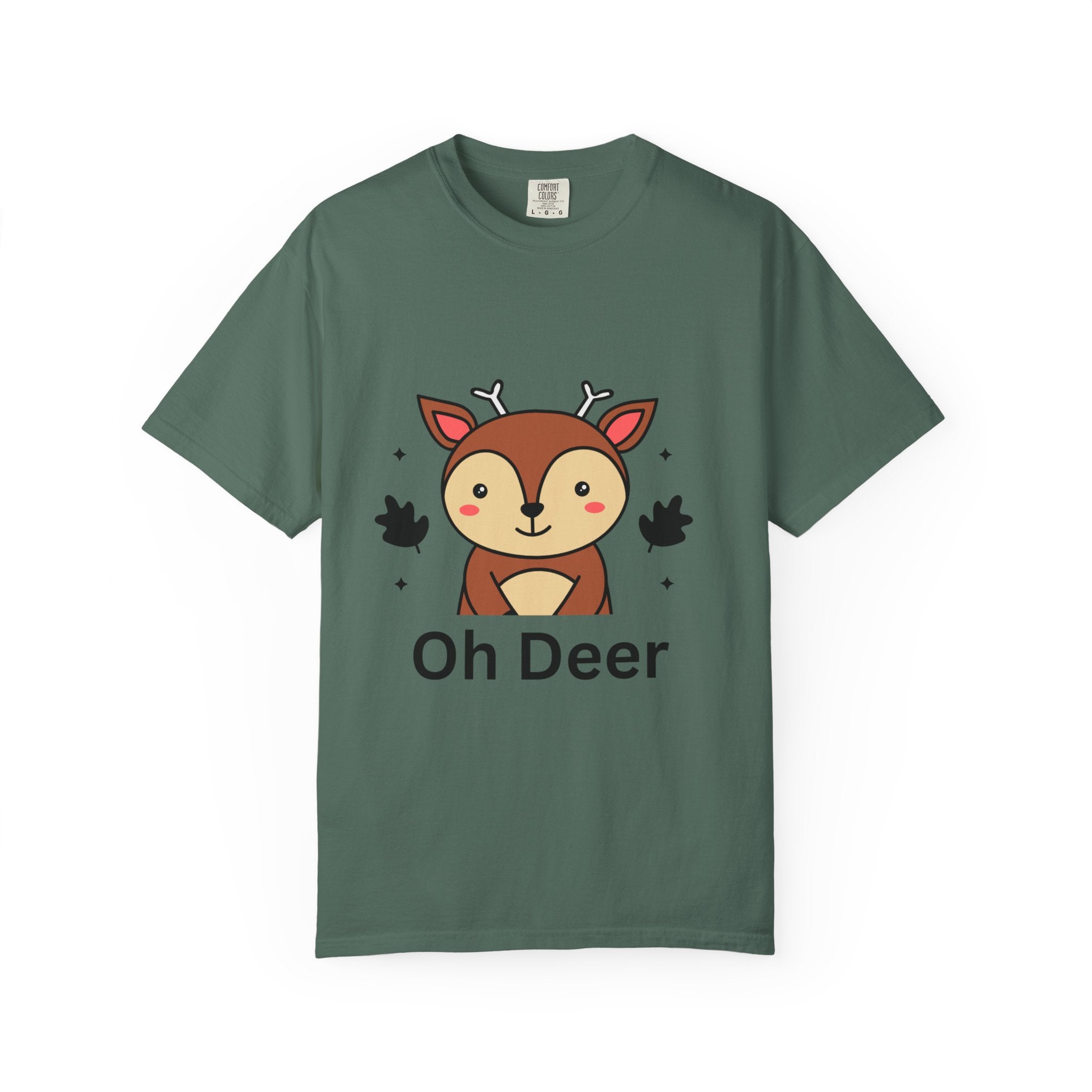 Cute 'Oh Deer' Unisex T-Shirt, Funny Animal Tee, Gift for Animal Lovers, Perfect for Birthdays and Holidays, Casual Wear