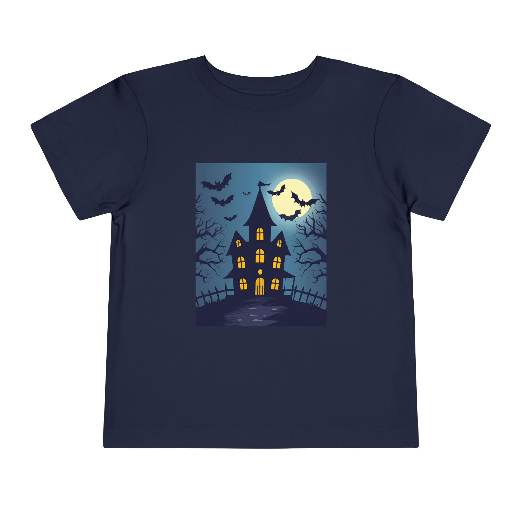 Toddler Halloween T-Shirt, Spooky Haunted House Tee, Kids Halloween Costume, Toddler Witch Shirt, Halloween Party Outfit