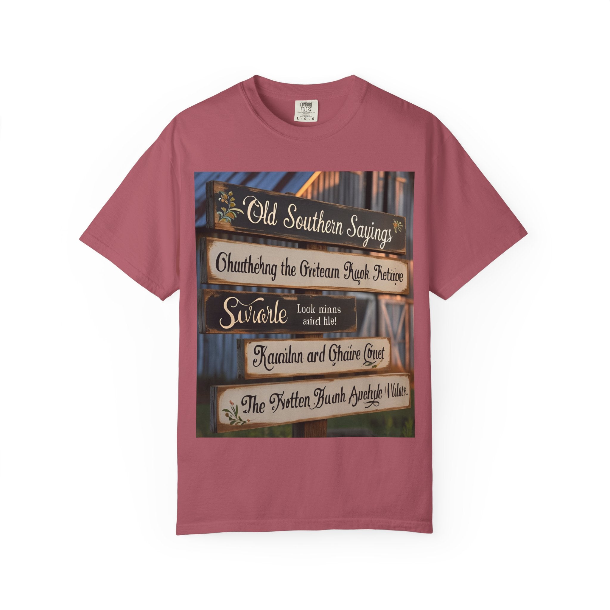 Old Southern Sayings Crossing T-Shirt, Gift for Southerners, Vintage Style Tee, Casual Comfort Wear, Perfect for Gatherings and Celebrations