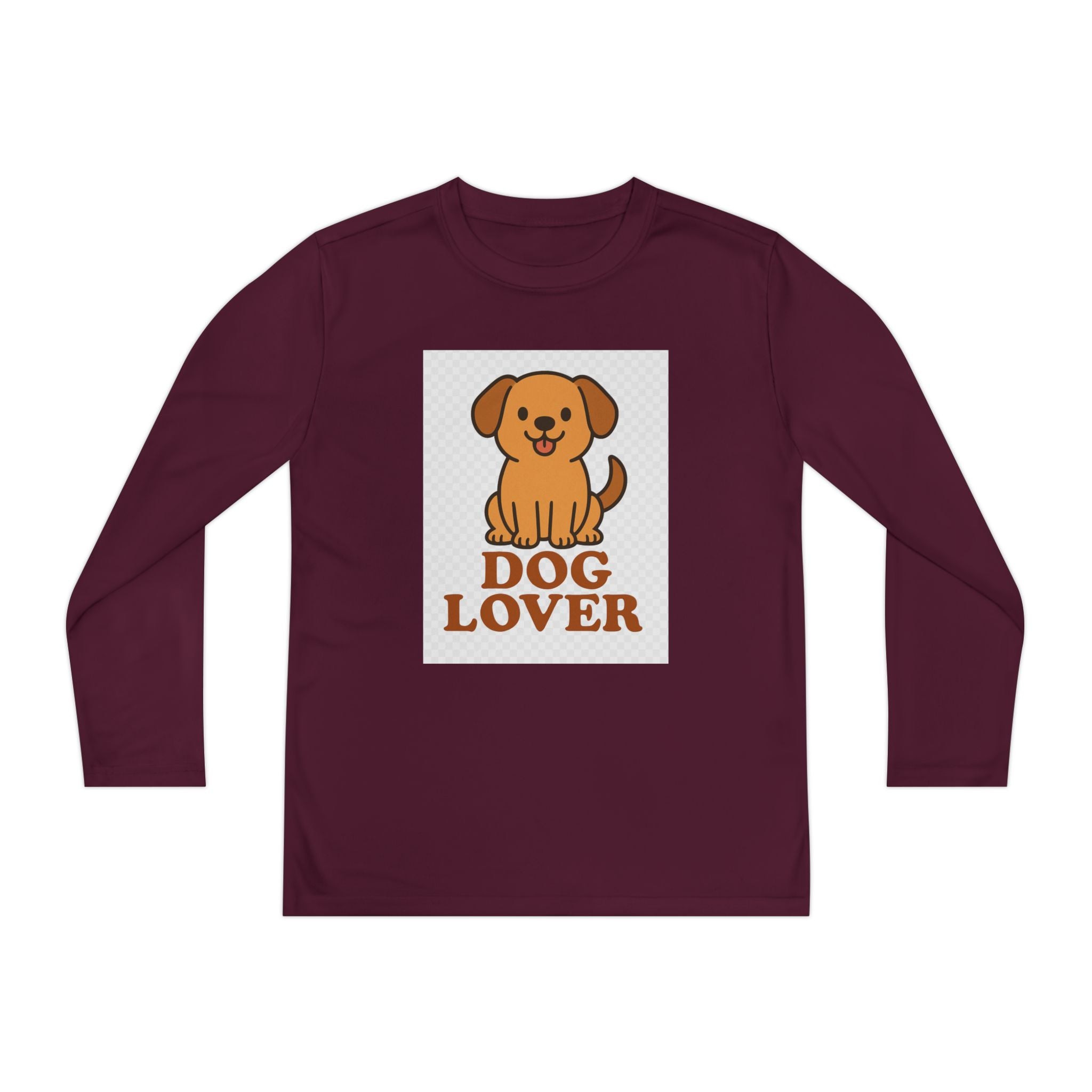 Dog Lover Youth Long Sleeve Competitor Tee