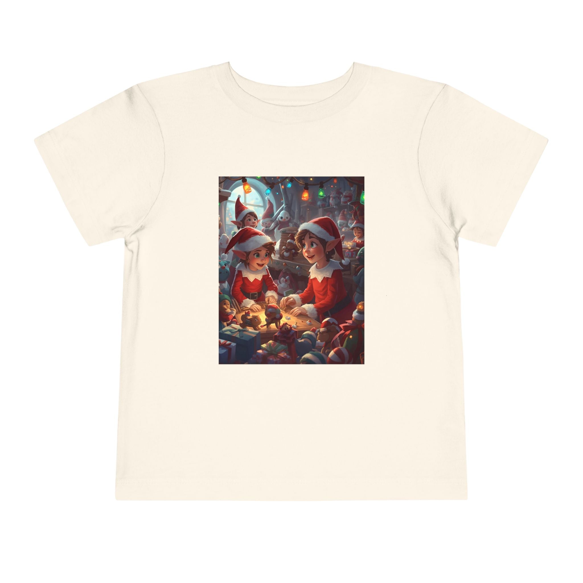 Christmas Toddler Tee, Cute Holiday Shirt, Elf Design, Kids Christmas Outfit, Fun Xmas Gift, Toddler Apparel
