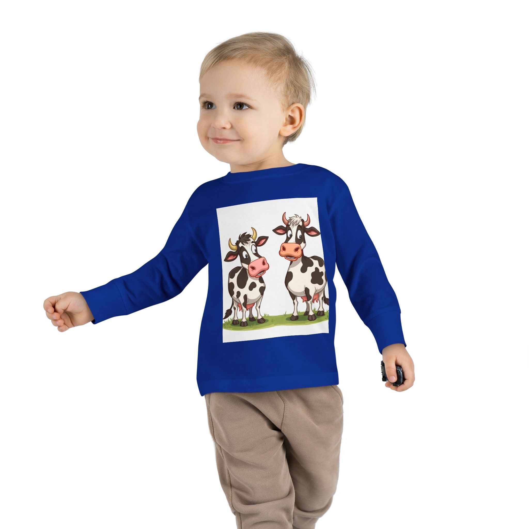 Cute Cows Toddler Long Sleeve Tee