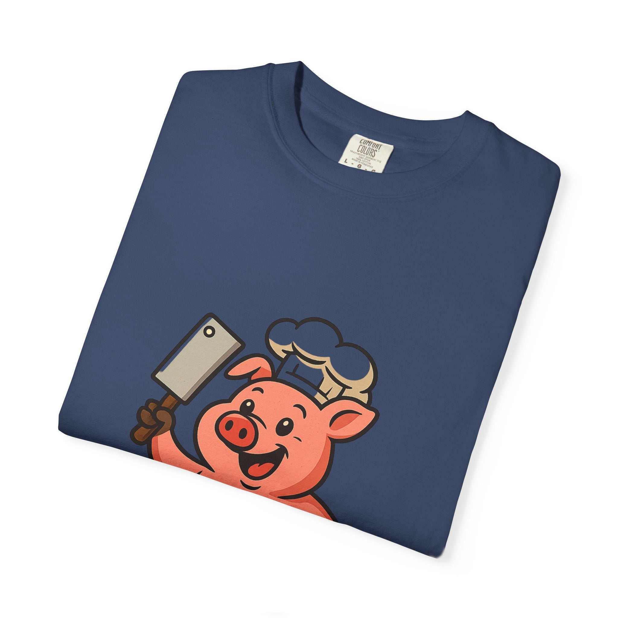 Funny Chef Pig T-shirt, Humorous Cooking Shirt, Gift for Food Lovers, BBQ Master Tee, Fun Kitchen Apparel