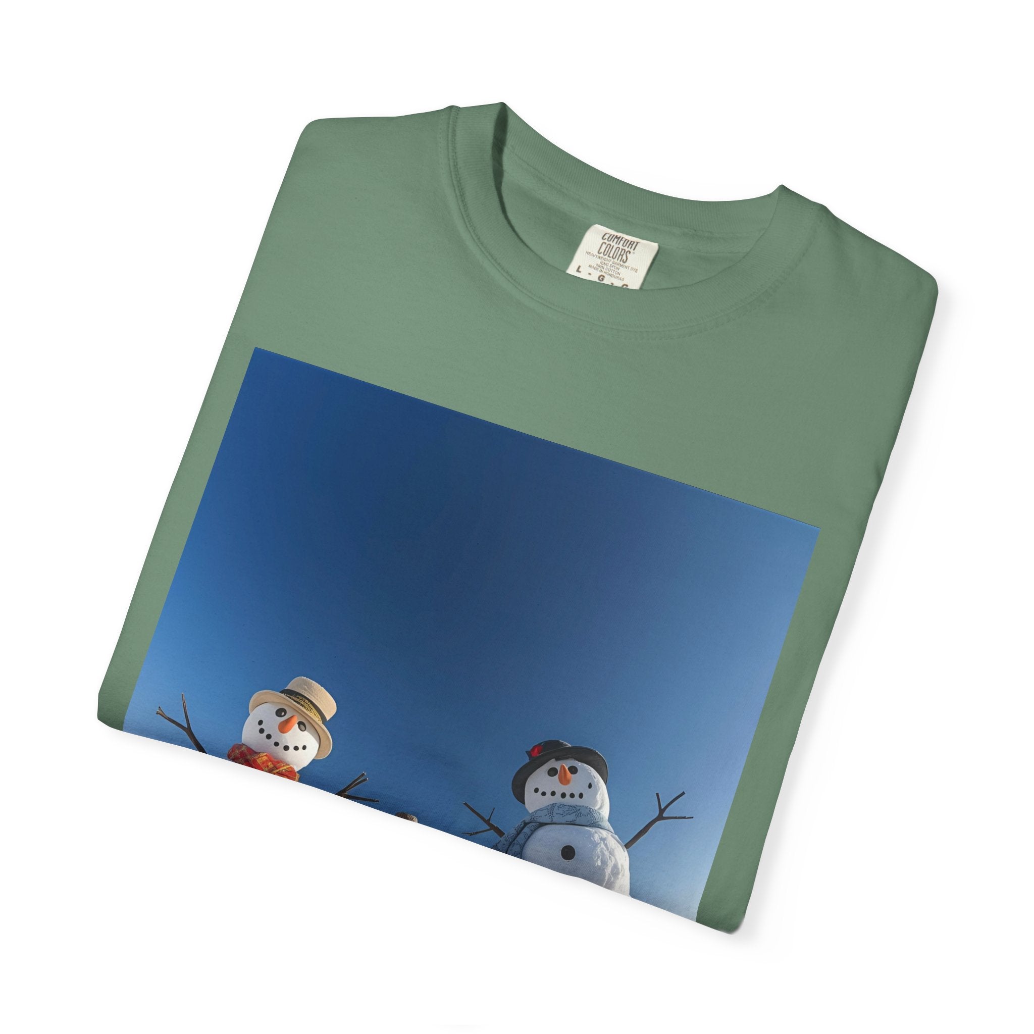 Festive Christmas Winter Wonderland Snowman T-shirt, Holiday Apparel, Christmas Gift, Unisex Tees, Cozy Winter Outfit, Family Fun