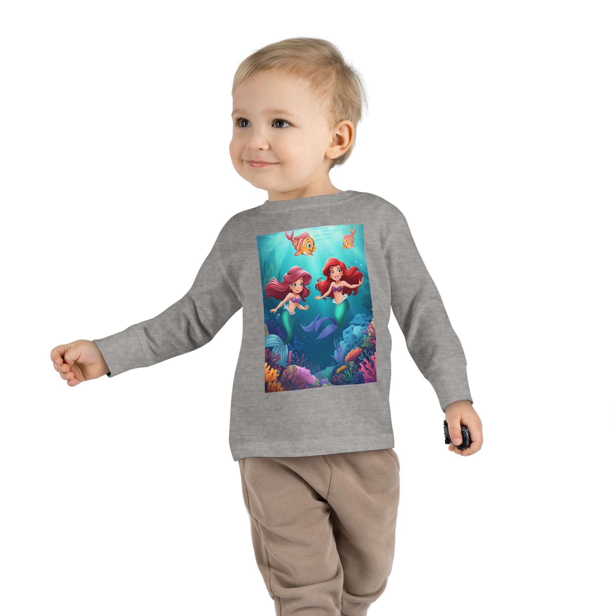 Mermaid Toddler Long Sleeve Tee