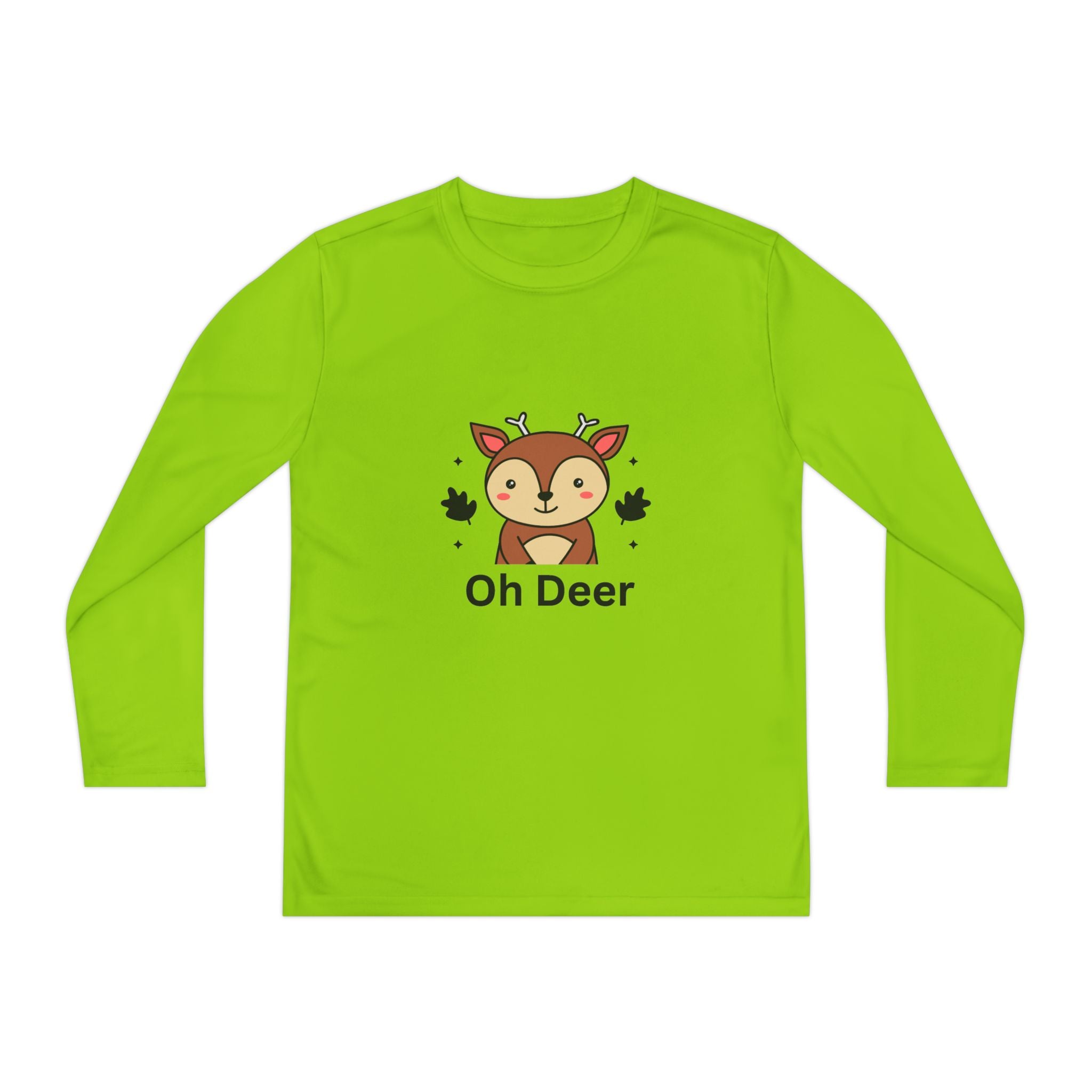 Oh Deer Youth Long Sleeve Competitor Tee