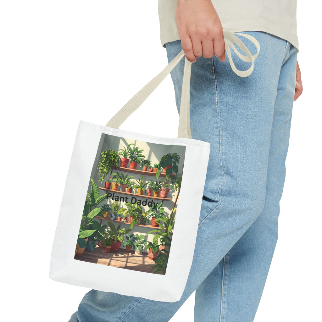 Plant Daddy Tote Bag for Plant Lovers, Gardening Gift, Eco-Friendly Shopping Bag, Houseplant Enthusiast Bag, Reusable Tote for Everyday Use
