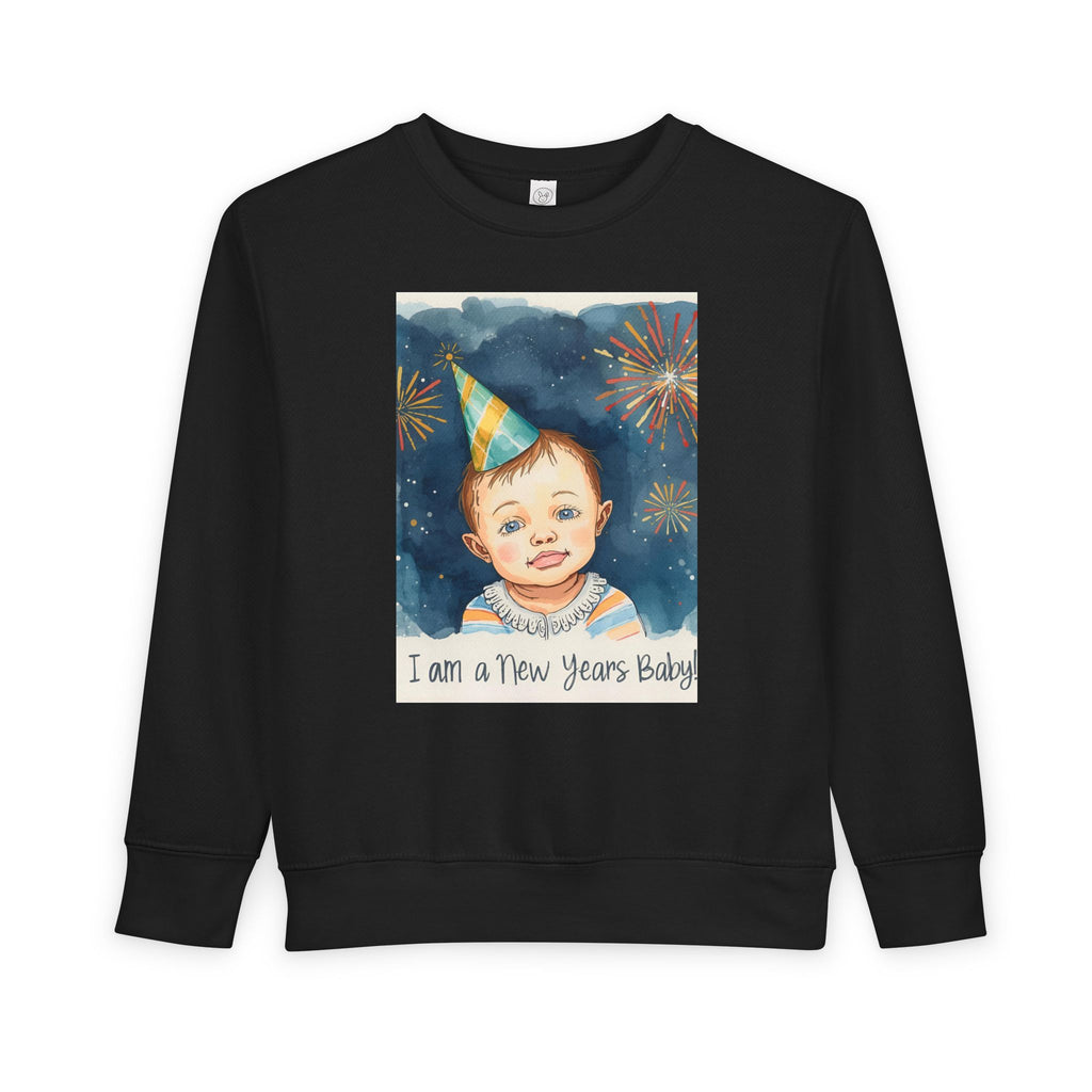 I Am A New Years Baby Toddler Sweatshirt