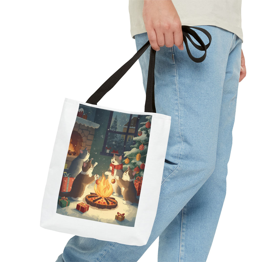 Cute Cats Christmas Tote Bag (AOP)