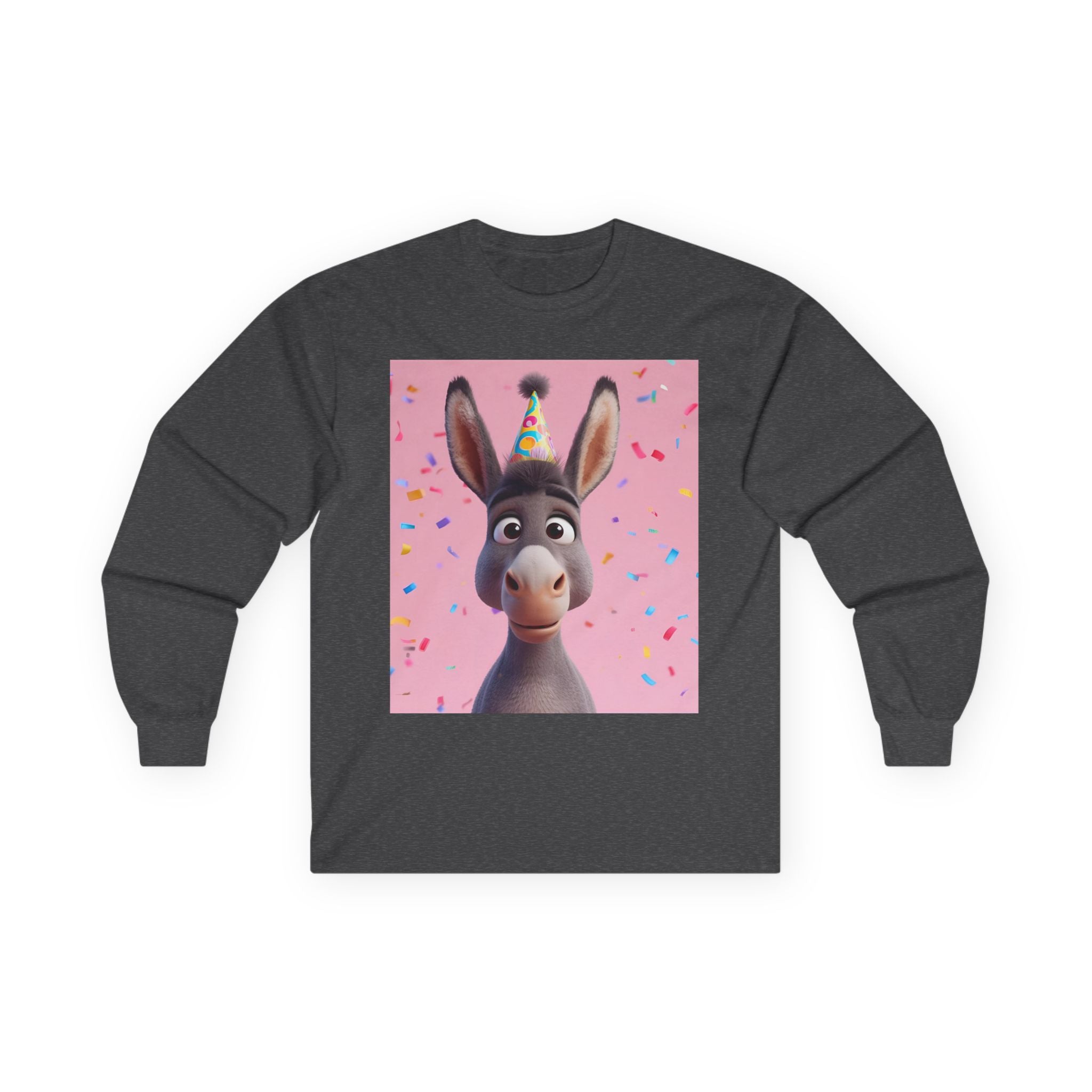 Donkey Birthday Unisex Ultra Cotton Long Sleeve Tee