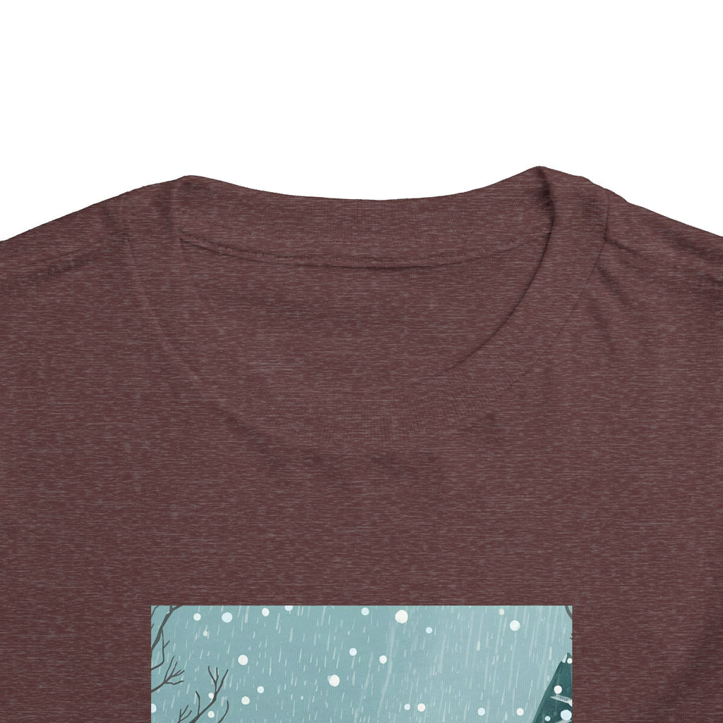 Festive Christmas Snowman Toddler Short Sleeve Tee