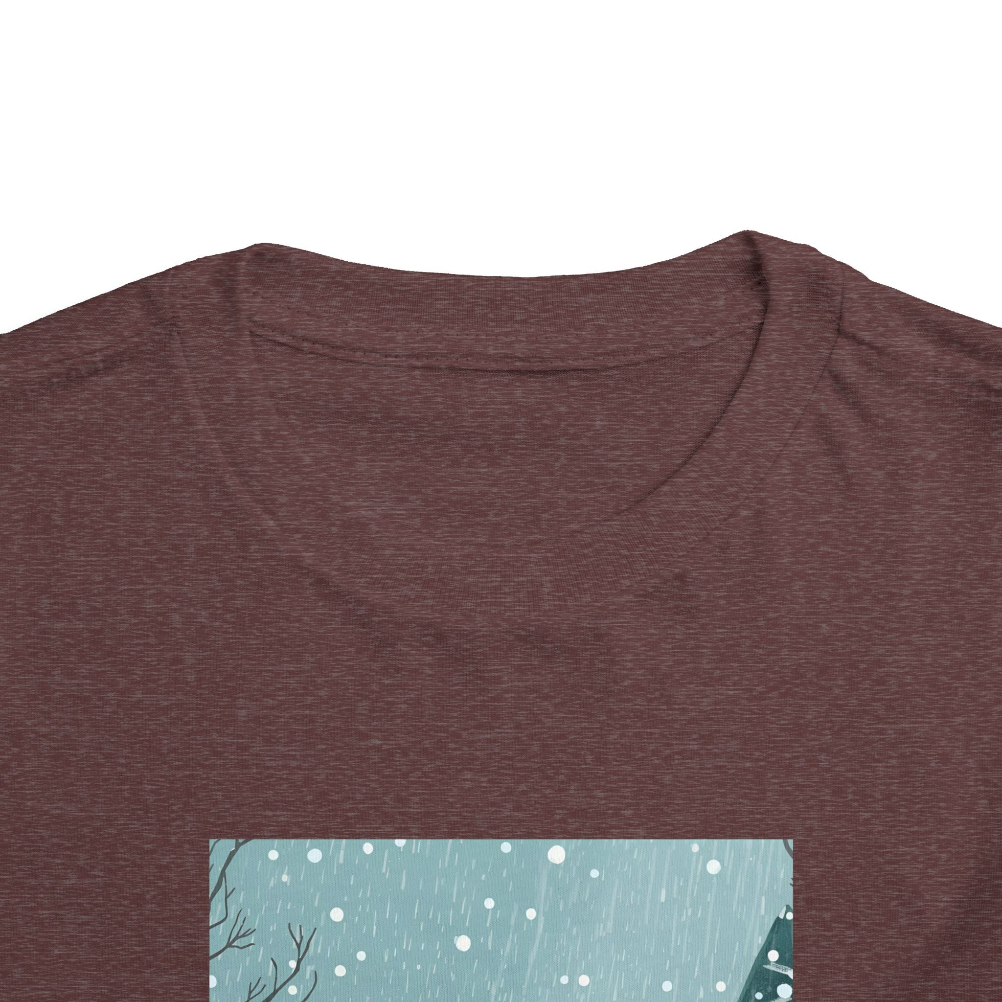 Festive Christmas Snowman Toddler Short Sleeve Tee