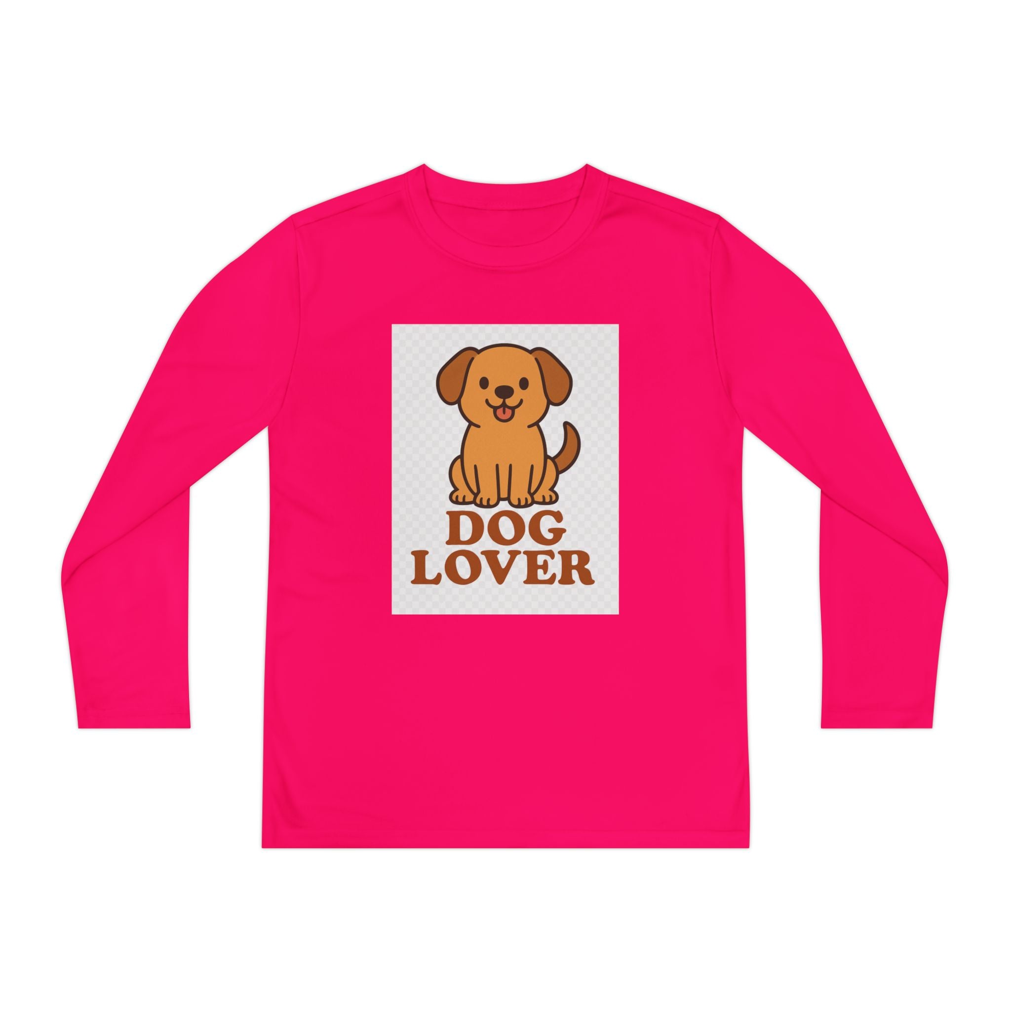 Dog Lover Youth Long Sleeve Competitor Tee