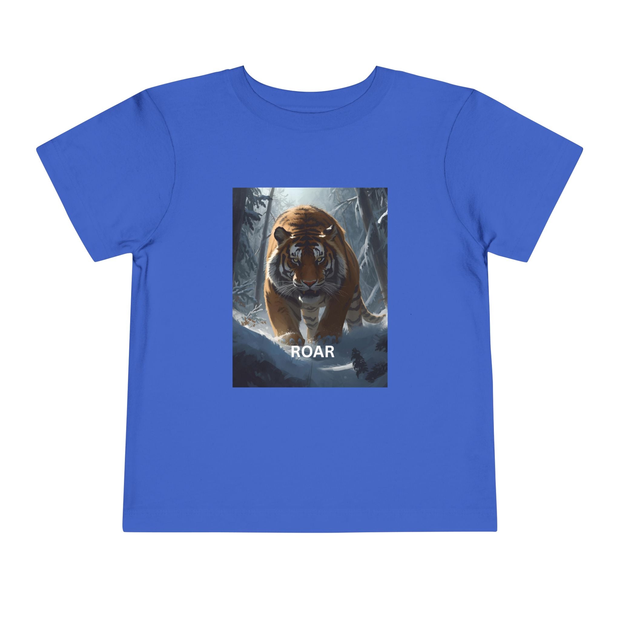 Tiger Roar Snow Toddler Short Sleeve Tee