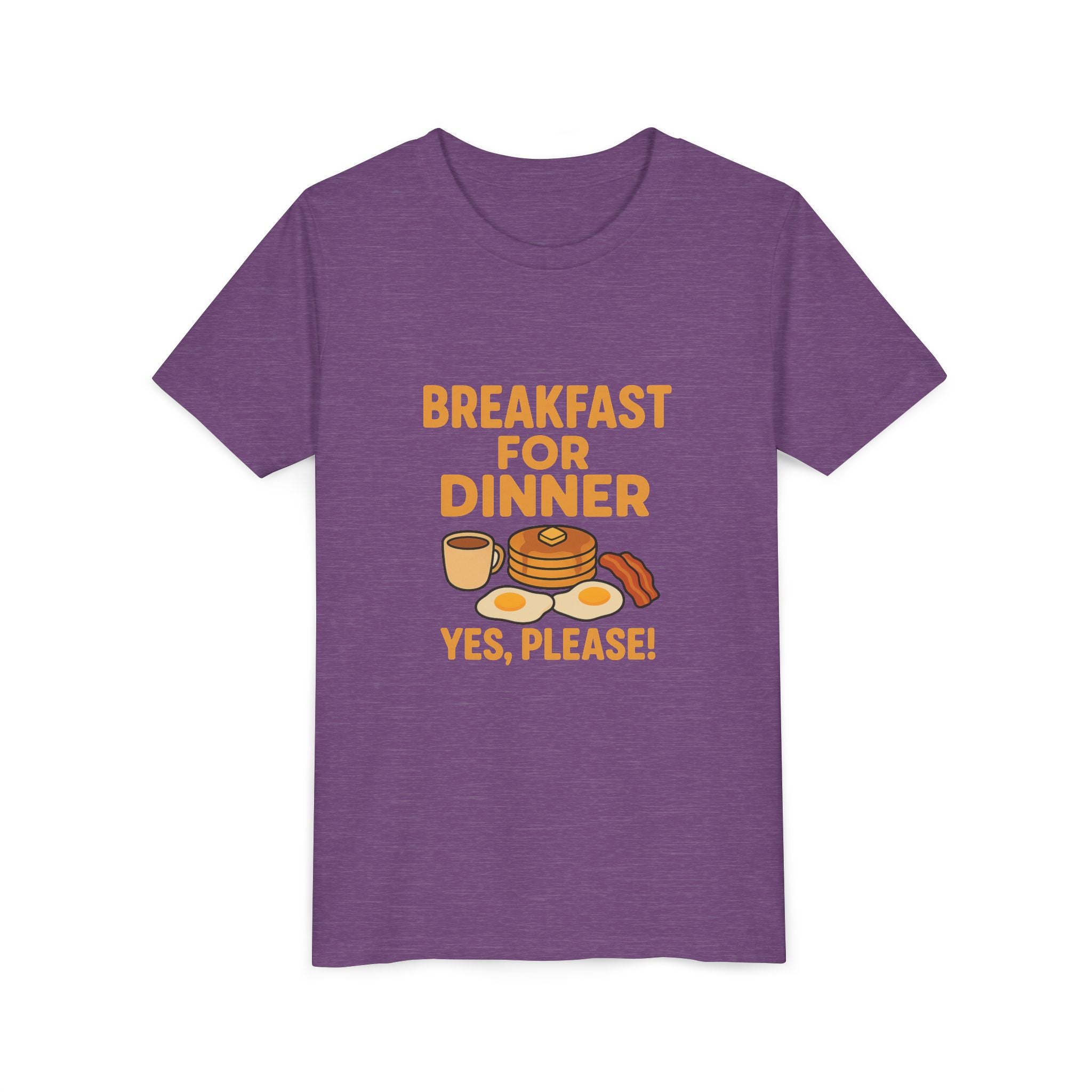 Breakfast For Dinner Youth Short Sleeve Tee
