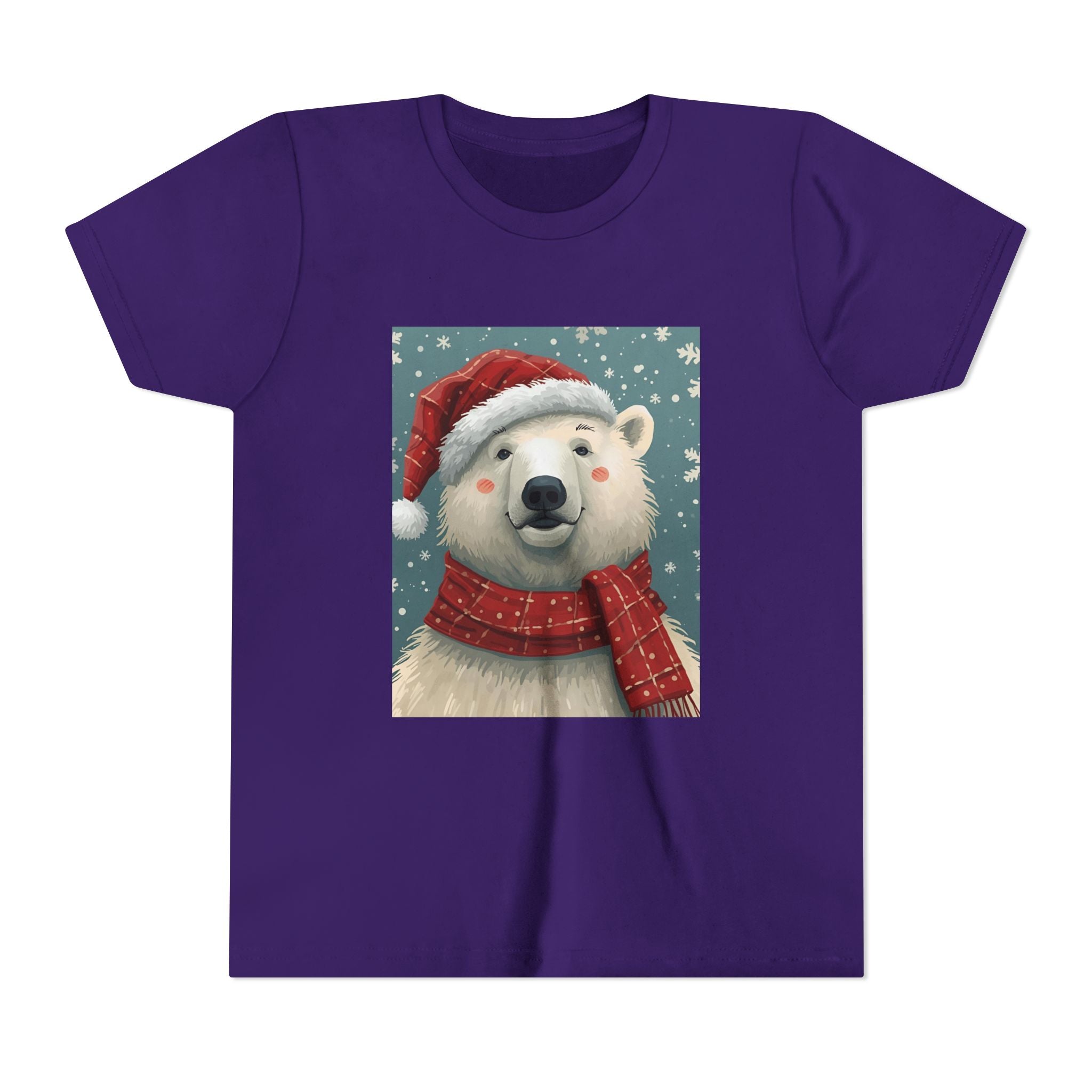 Christmas Bear Youth Short Sleeve Tee