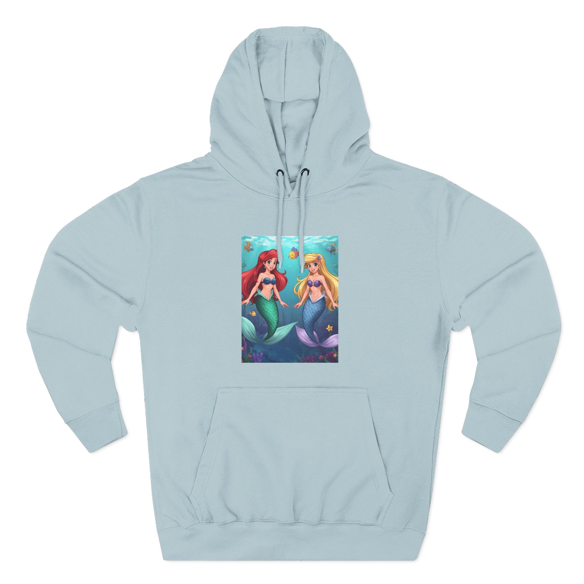 Mermaid Three-Panel Fleece Hoodie