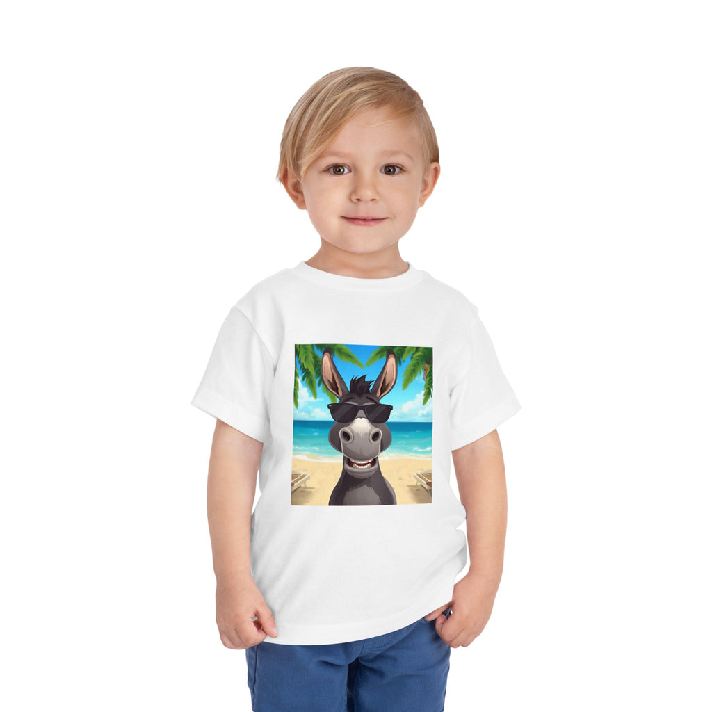 Donkey Beach Vibe Toddler Short Sleeve Tee