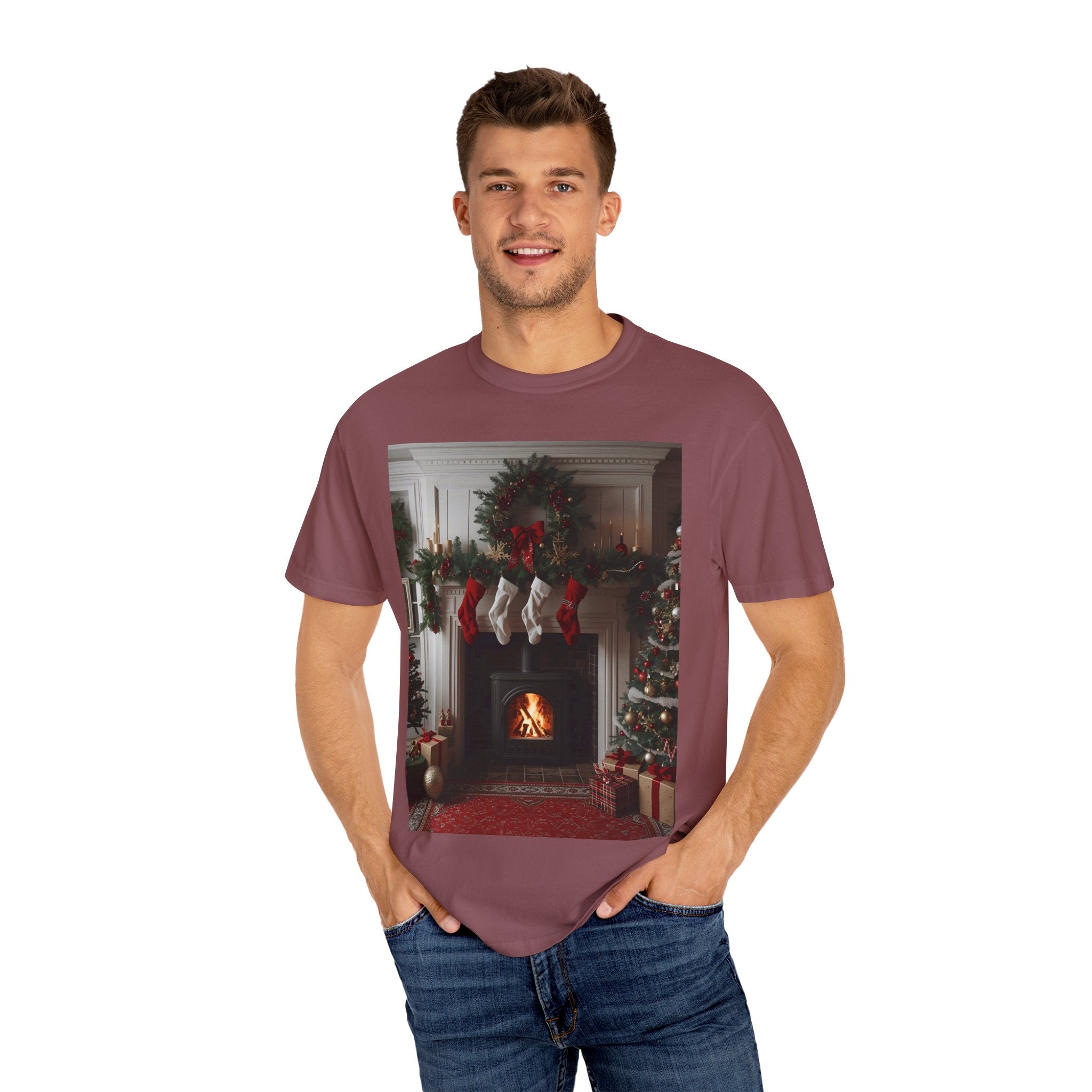Cozy Holiday T-Shirt, Christmas Tee, Casual Winter Shirt, Family Gathering Outfit, Unisex Festive Apparel