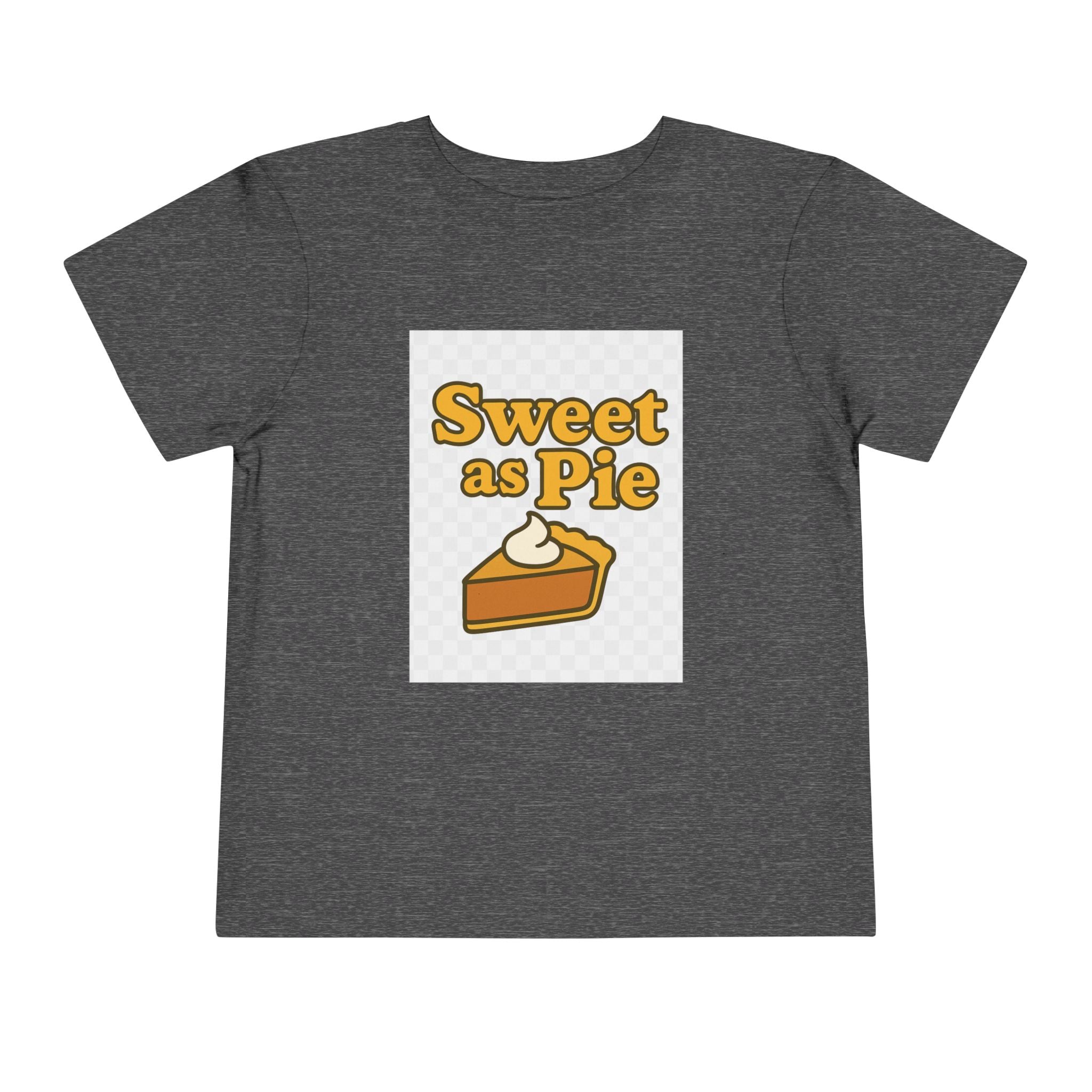 Sweet as Pie Toddler Tee - Cute Short Sleeve Shirt for Kids