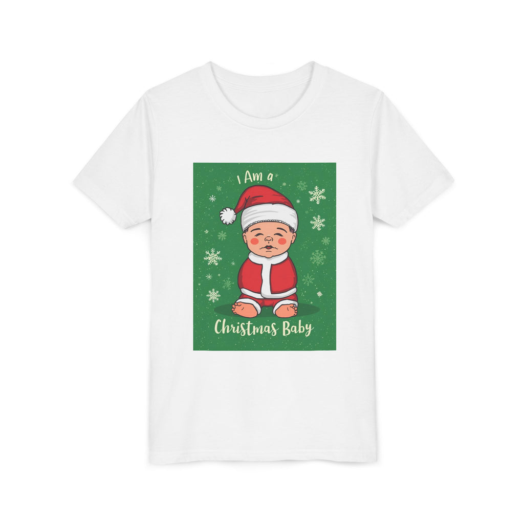 I Am A Christmas Baby Youth Short Sleeve Tee