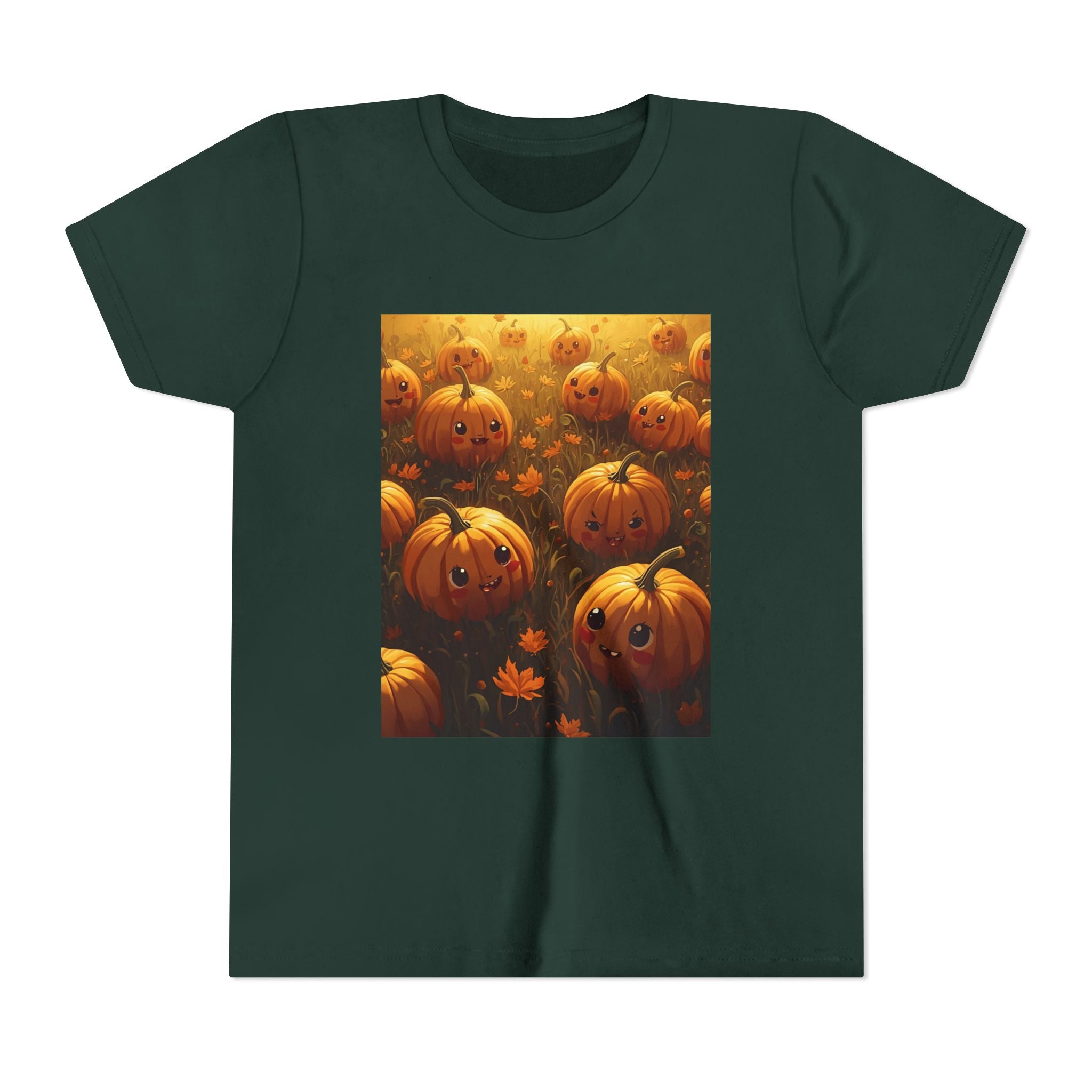 Pumpkin Halloween Youth Tee, Fall Shirt, Halloween Gift, Kids Halloween Apparel, Harvest Celebration T-shirt