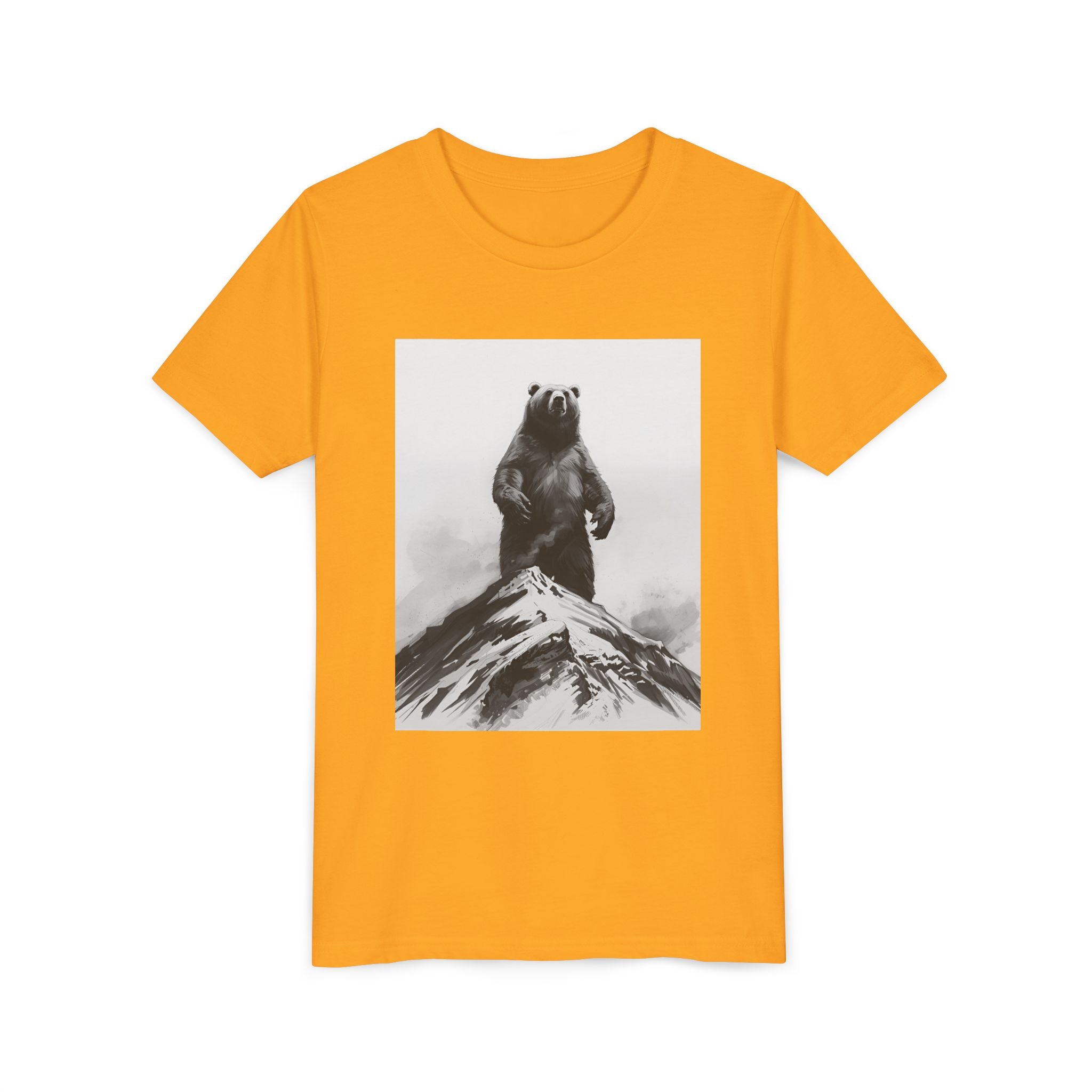 Bear Mountain Snow Youth Short Sleeve Tee