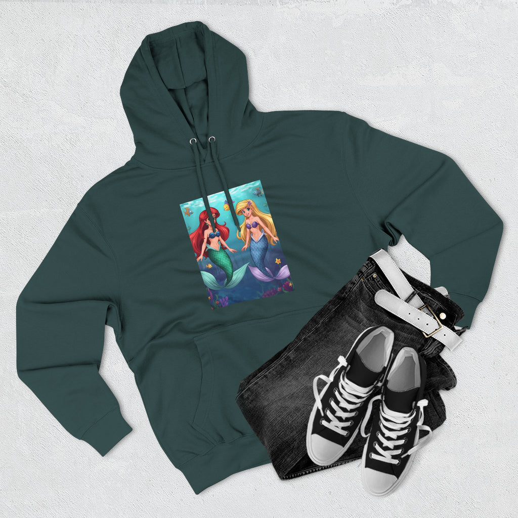 Mermaid Three-Panel Fleece Hoodie