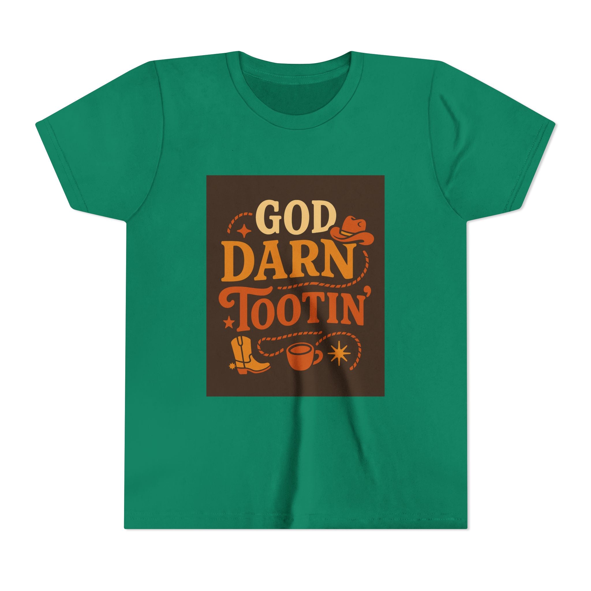 God Darn Tootin Youth Short Sleeve Tee