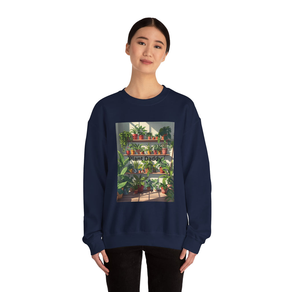 Plant Daddy Sweatshirt, Unisex Gardening Crewneck, Perfect Gift for Plant Lovers, Cozy Indoor Wear, Houseplant Enthusiast Apparel
