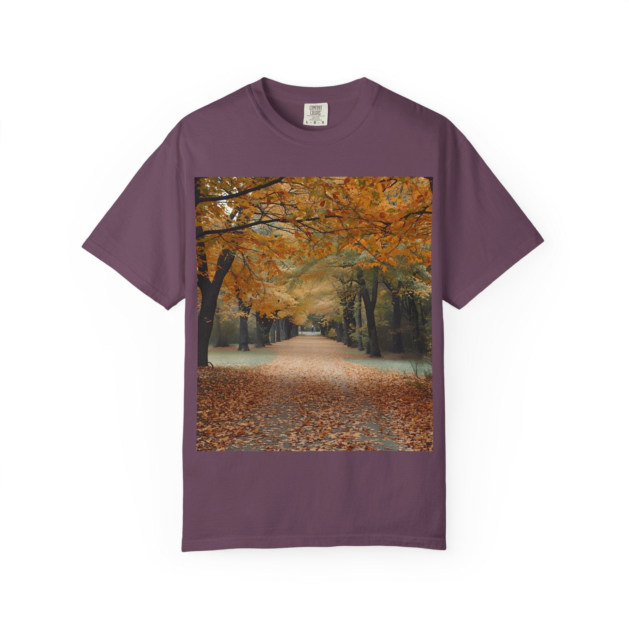 Autumn Pathways Unisex T-Shirt - Cozy Fall Vibes, Nature Lover's Tee, Seasonal Style, Perfect for Thanksgiving, Outdoors Events