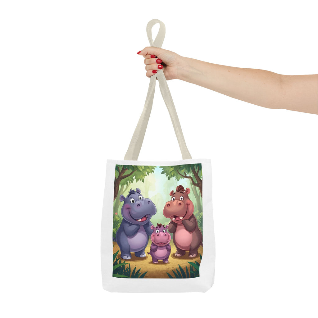 Hippo Cute Tote Bag (AOP)