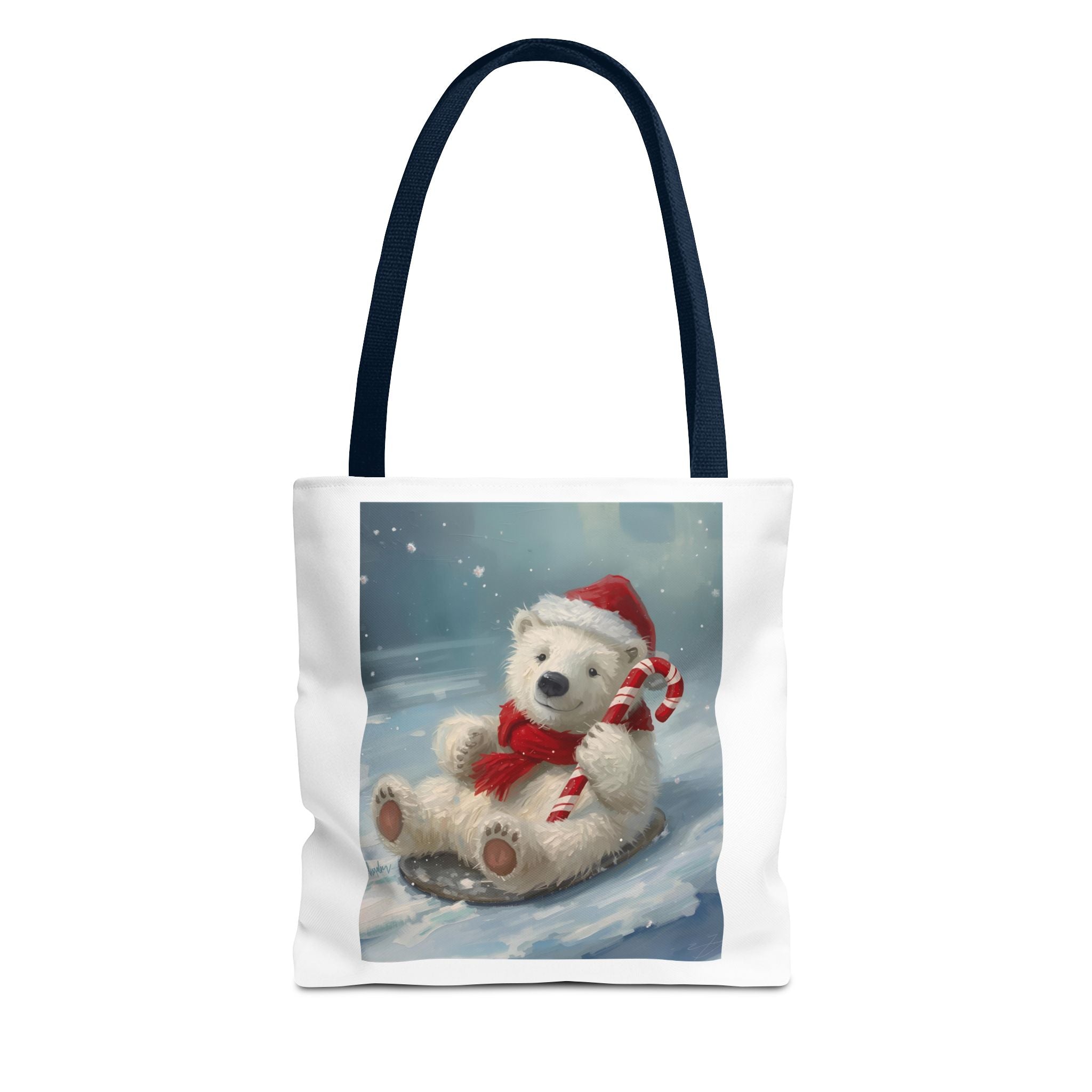 Cute Christmas Bear Tote Bag (AOP)