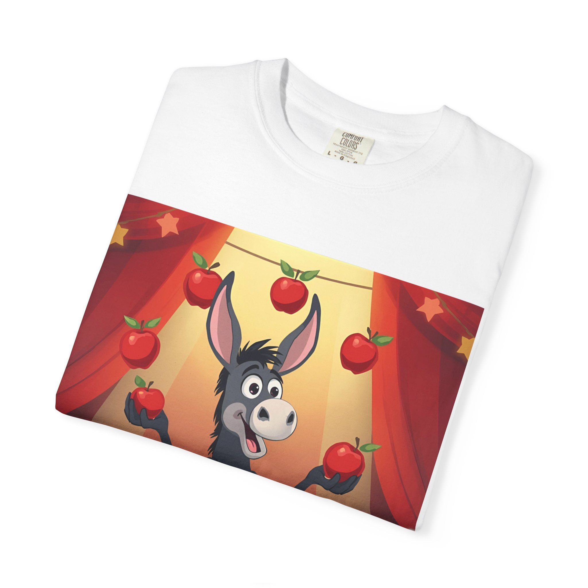 Donkey Cartoon T-Shirt for Fun Lovers, Perfect for Gifts, Casual Wear, Birthday Parties, Animal Theme, Unique Style