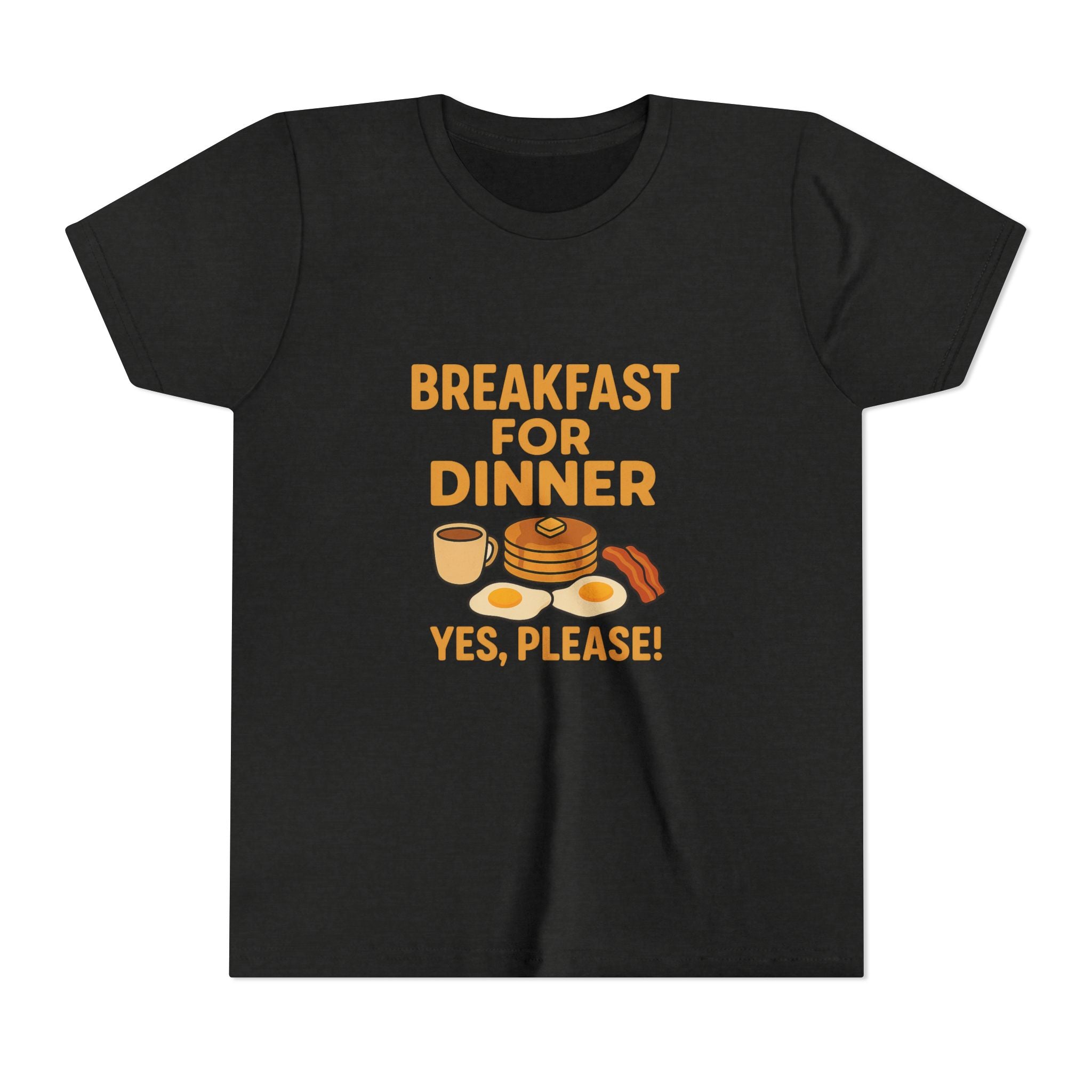 Breakfast For Dinner Youth Short Sleeve Tee