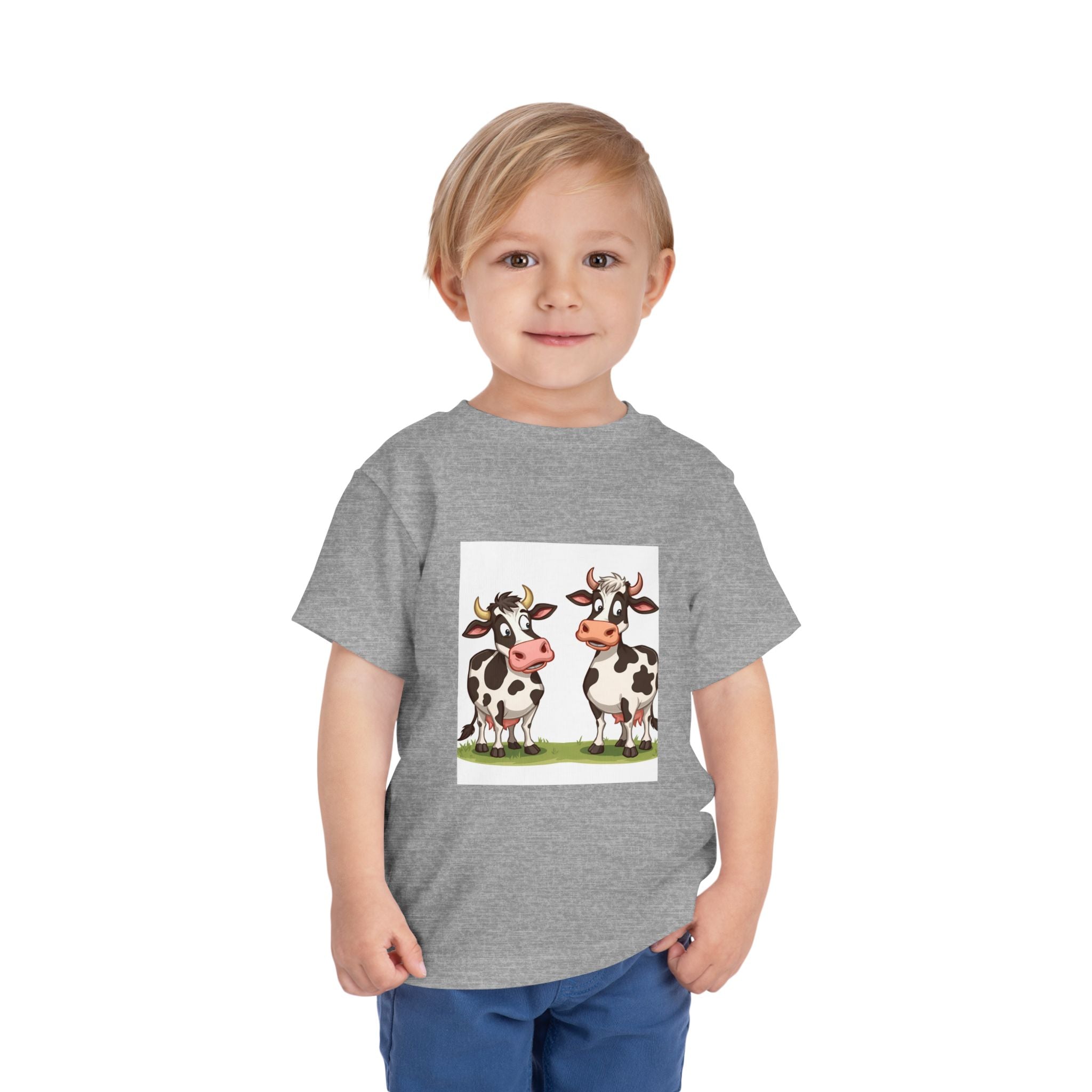 Cute Cows Toddler Short Sleeve Tee